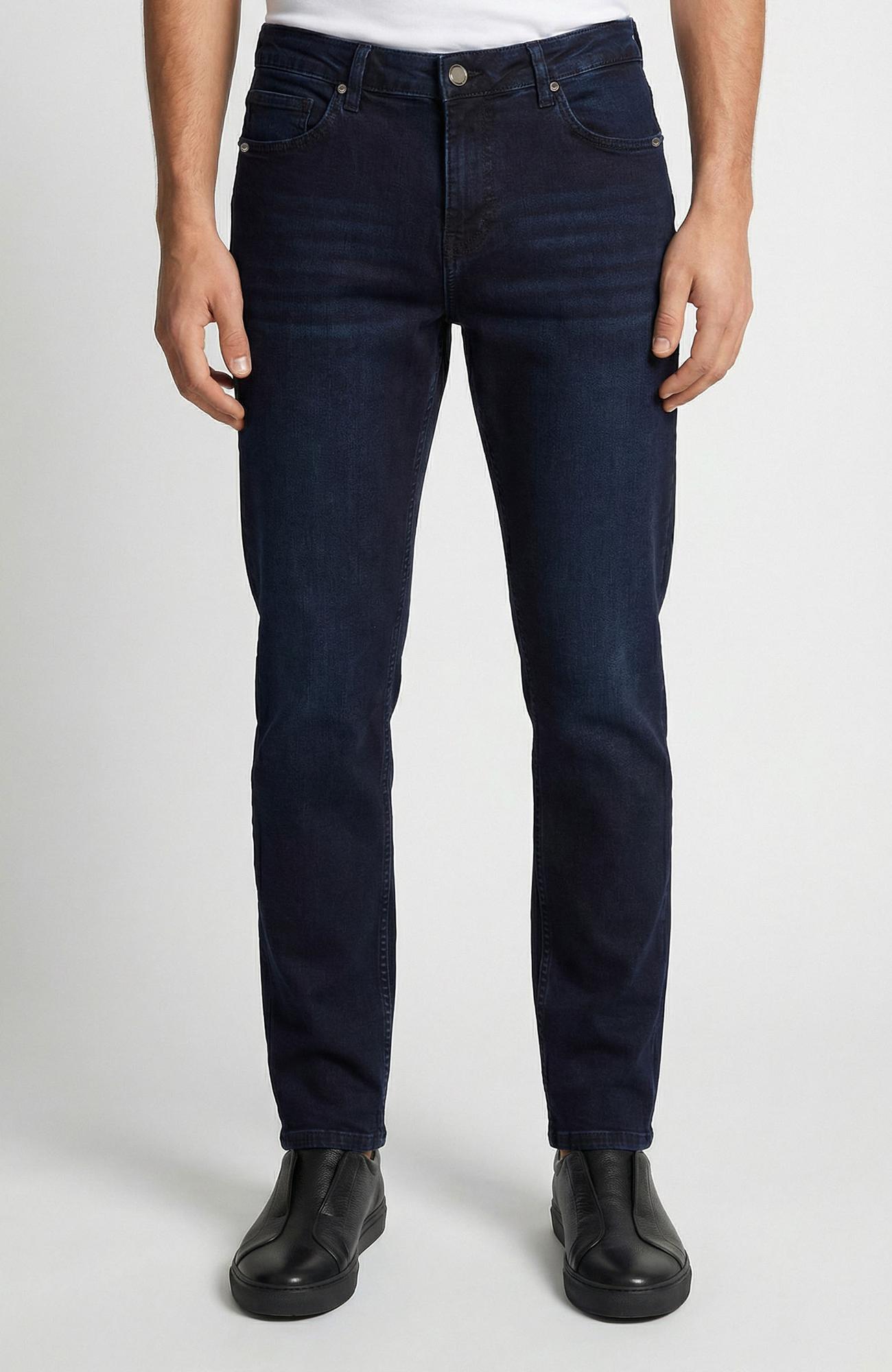 Network Erkek Slim Fit Koyu Lacivert 5 Cep Denim Pantolon