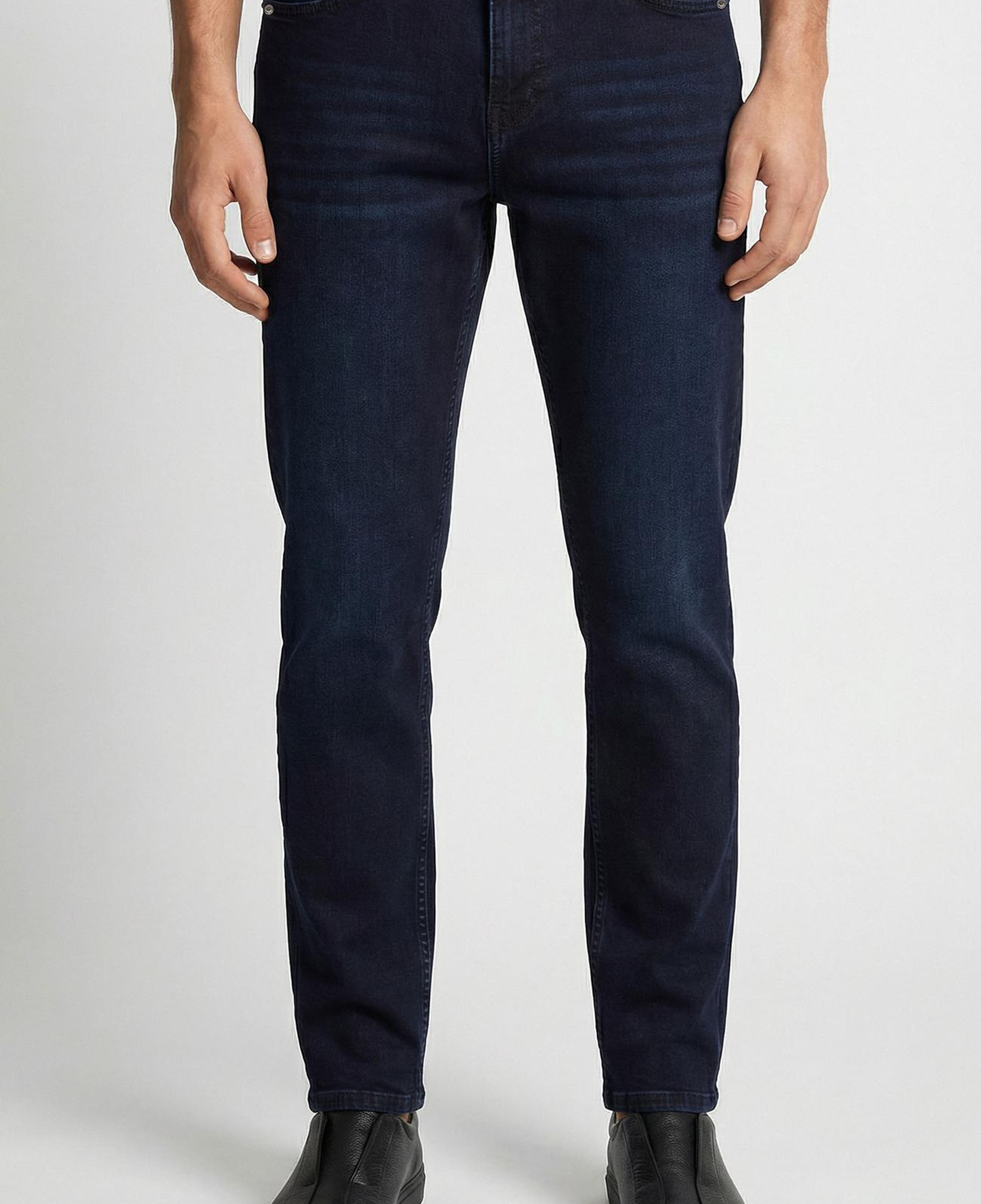 Network Erkek Slim Fit Koyu Lacivert 5 Cep Denim Pantolon