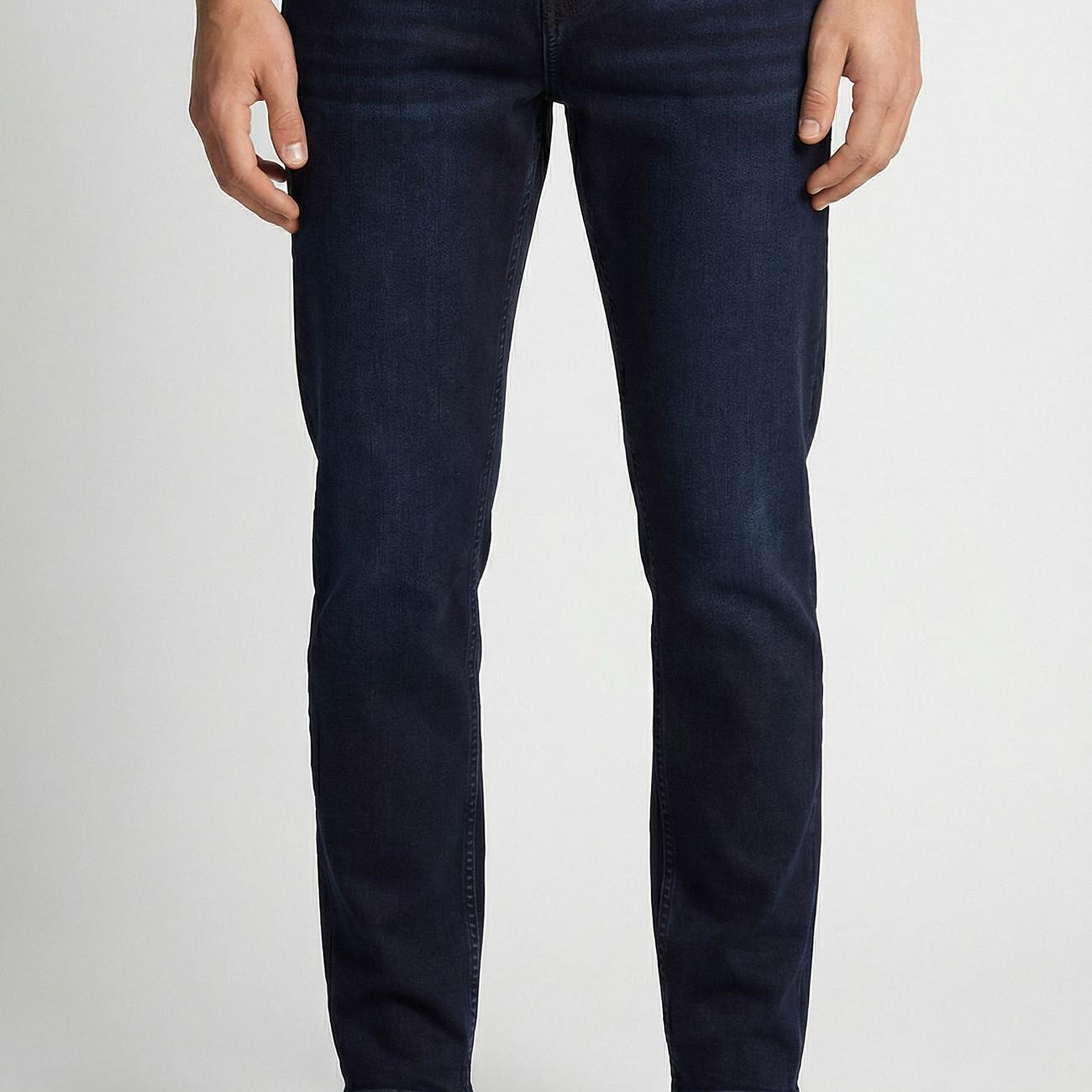 Network Erkek Slim Fit Koyu Lacivert 5 Cep Denim Pantolon
