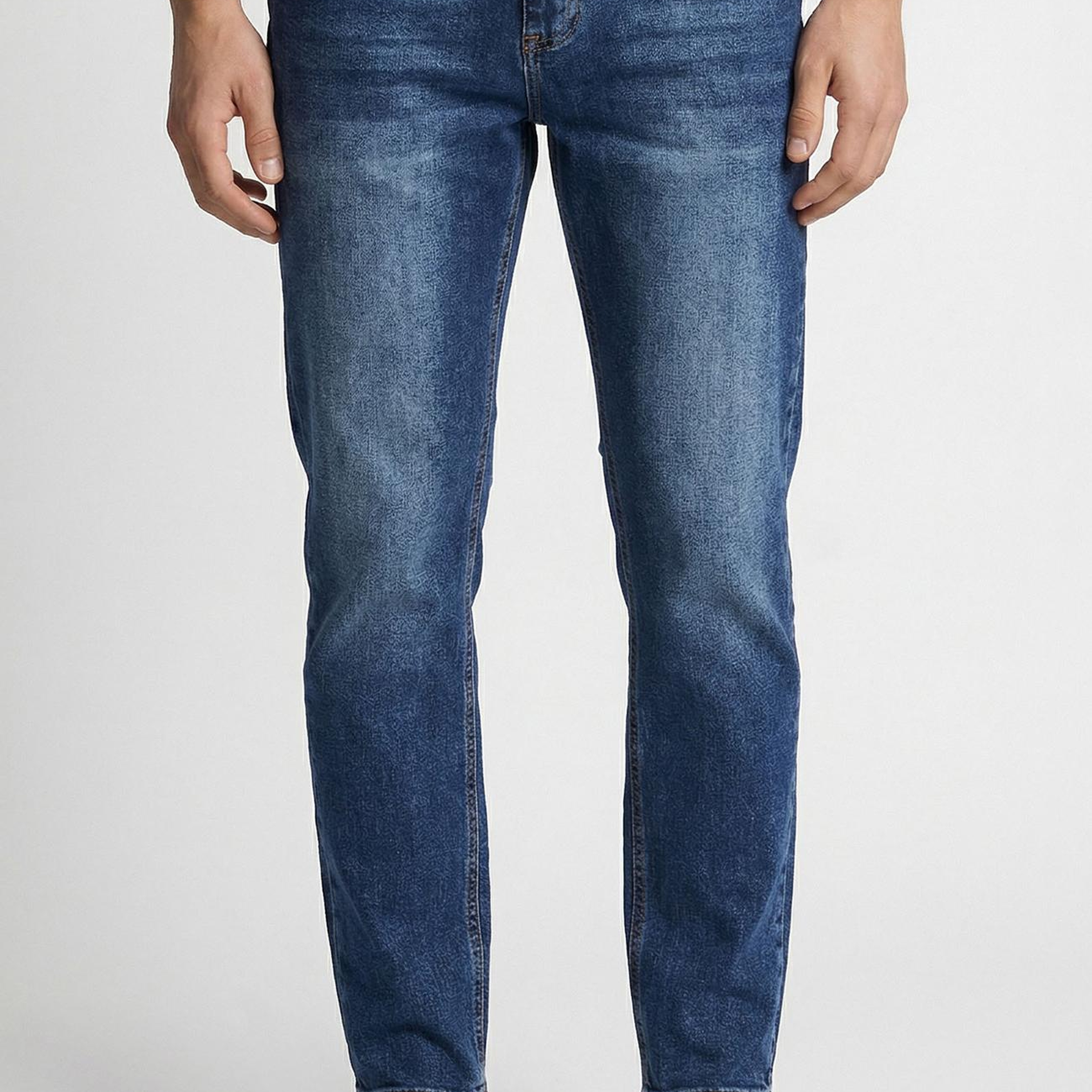 Network Erkek Slim Fit Lacivert 5 Cep Denim Pantolon