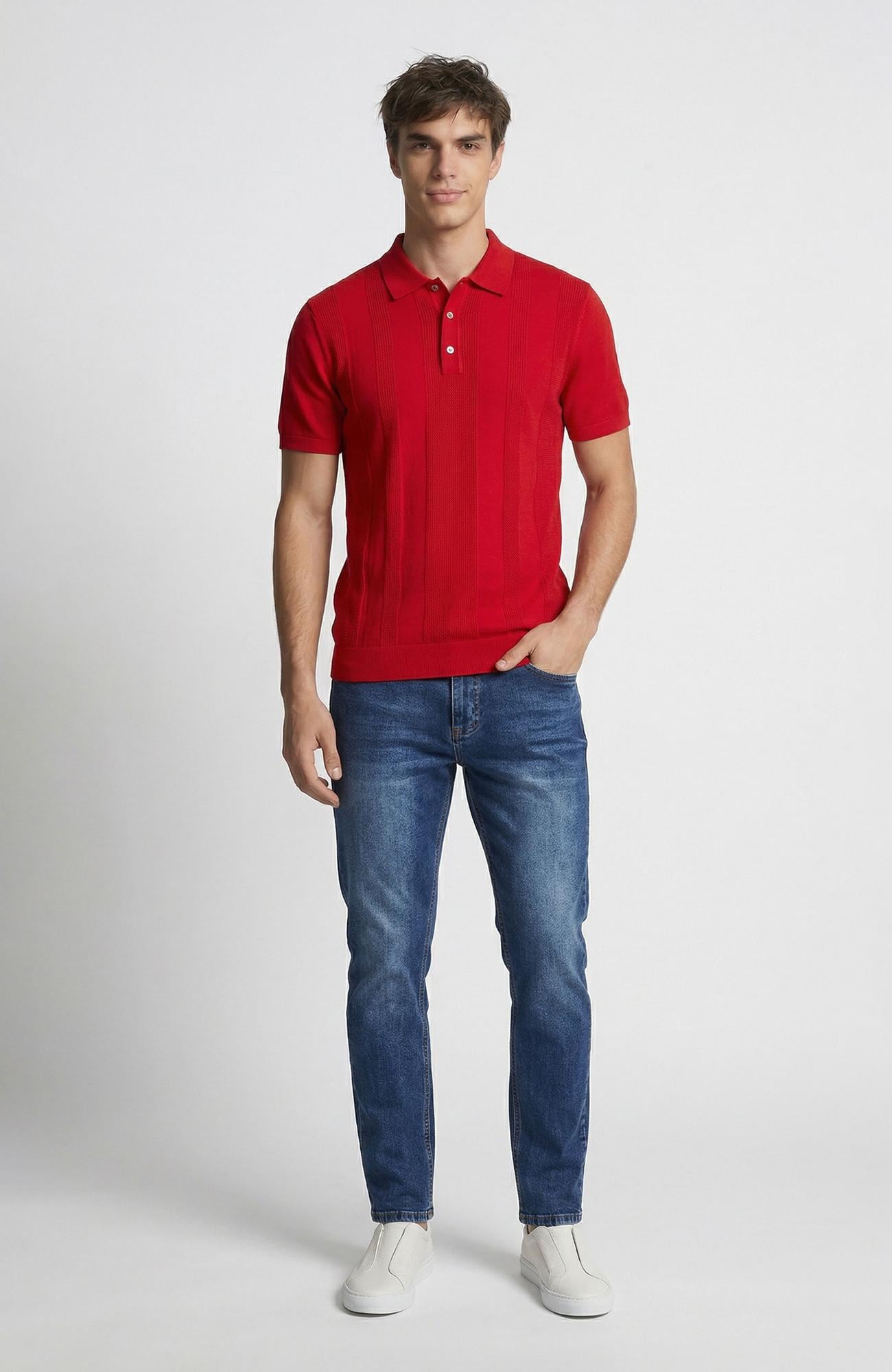 Network Erkek Slim Fit Lacivert 5 Cep Denim Pantolon