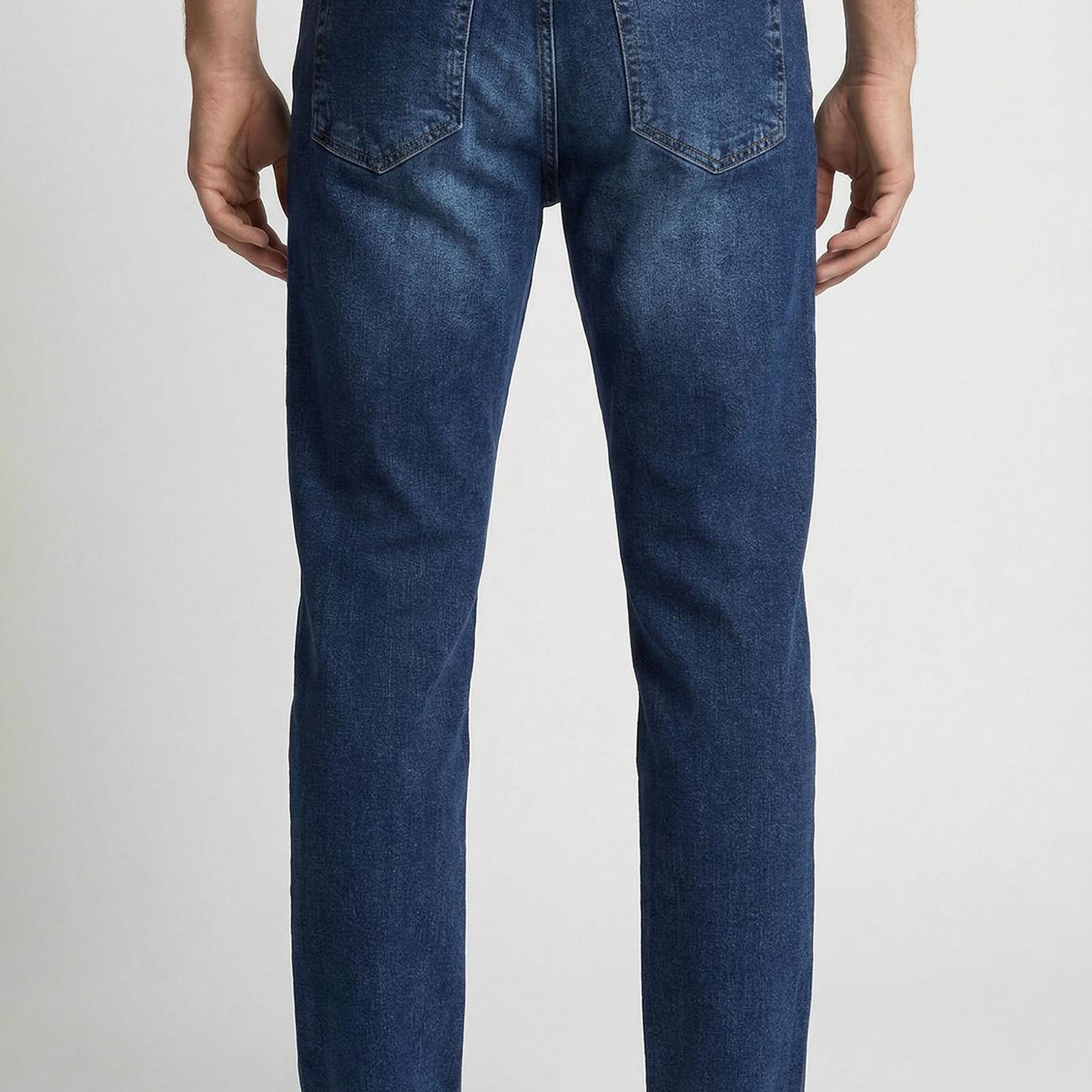 Network Erkek Slim Fit Lacivert 5 Cep Denim Pantolon