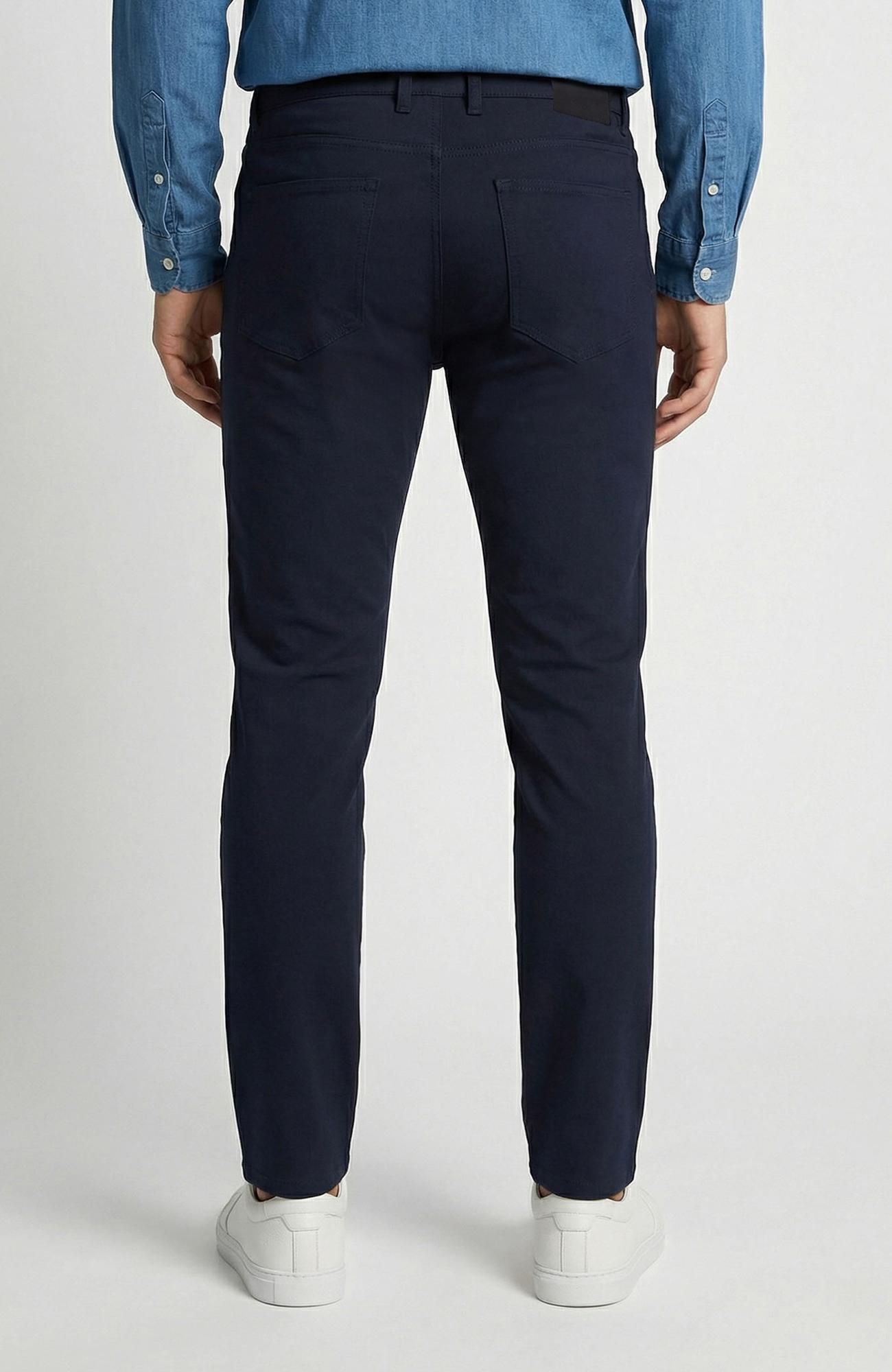 Network Erkek Slim Fit Lacivert 5 Cep Dokuma Casual Pantolon