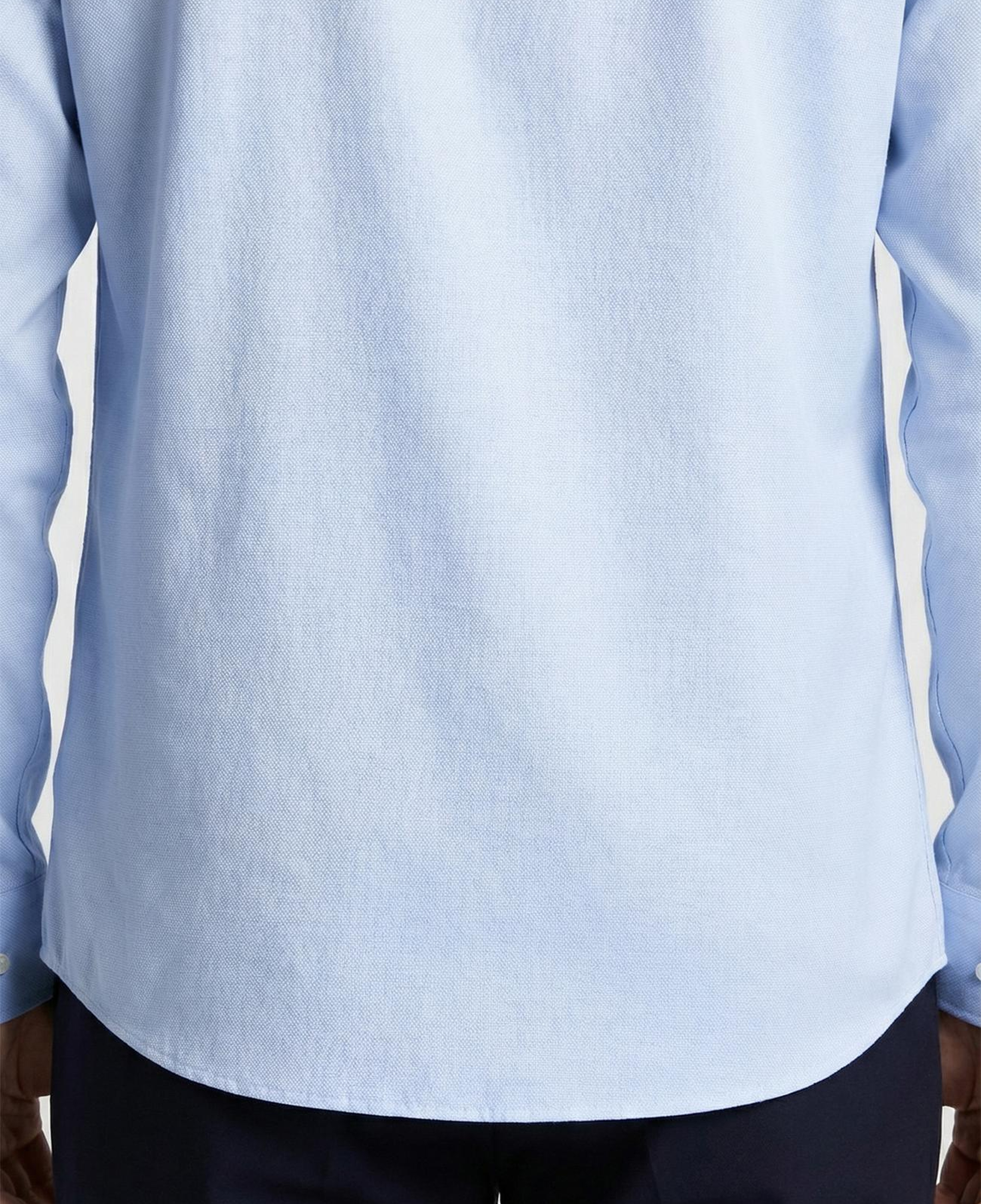 Network Erkek Açık Mavi Diyagonel Cotton Gömlek