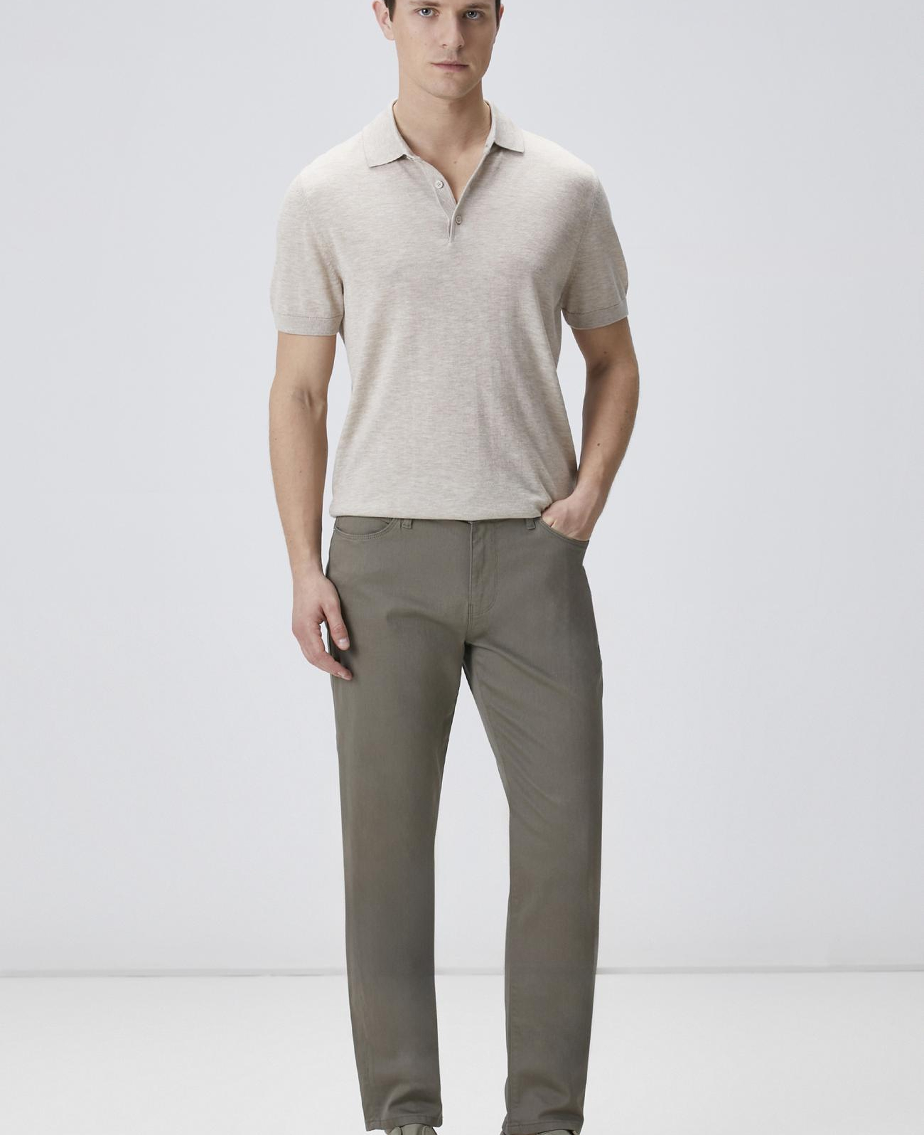 Network Erkek Açık Haki Non-Denim Casual Pantolon