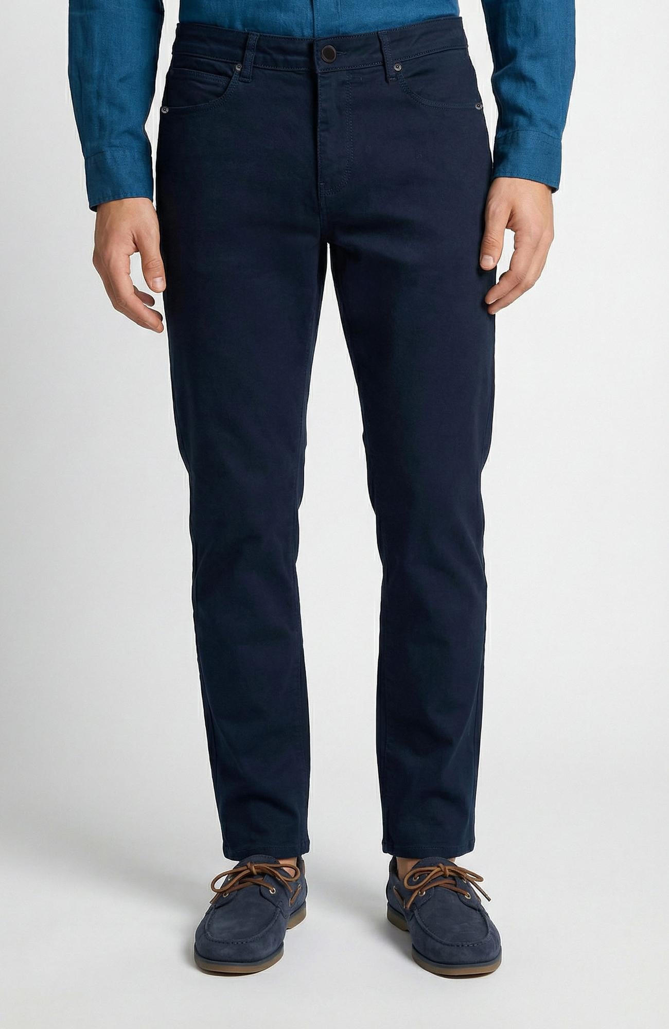 Network Erkek Lacivert Casual Pantolon