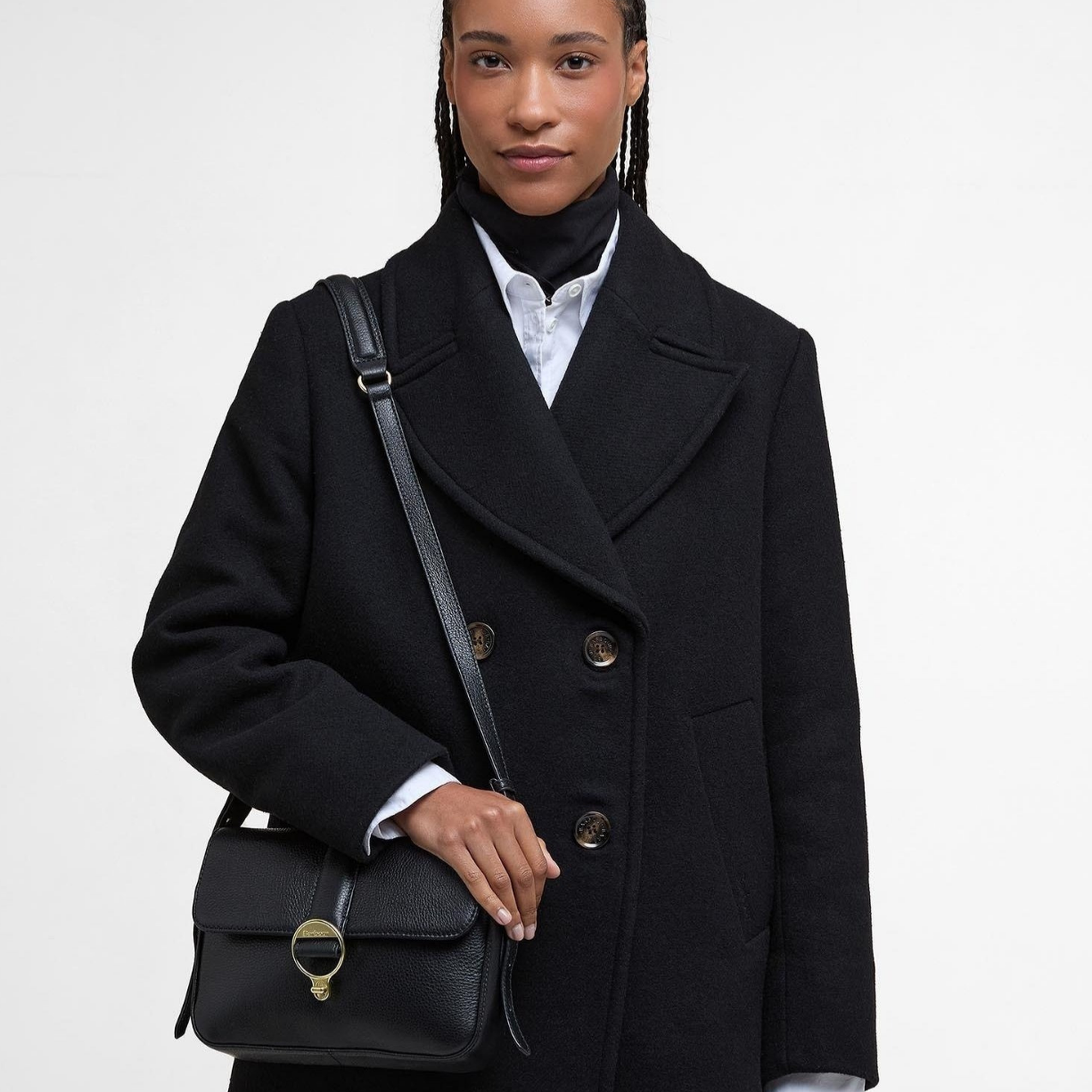 Barbour Rosa Deri Çapraz Çanta