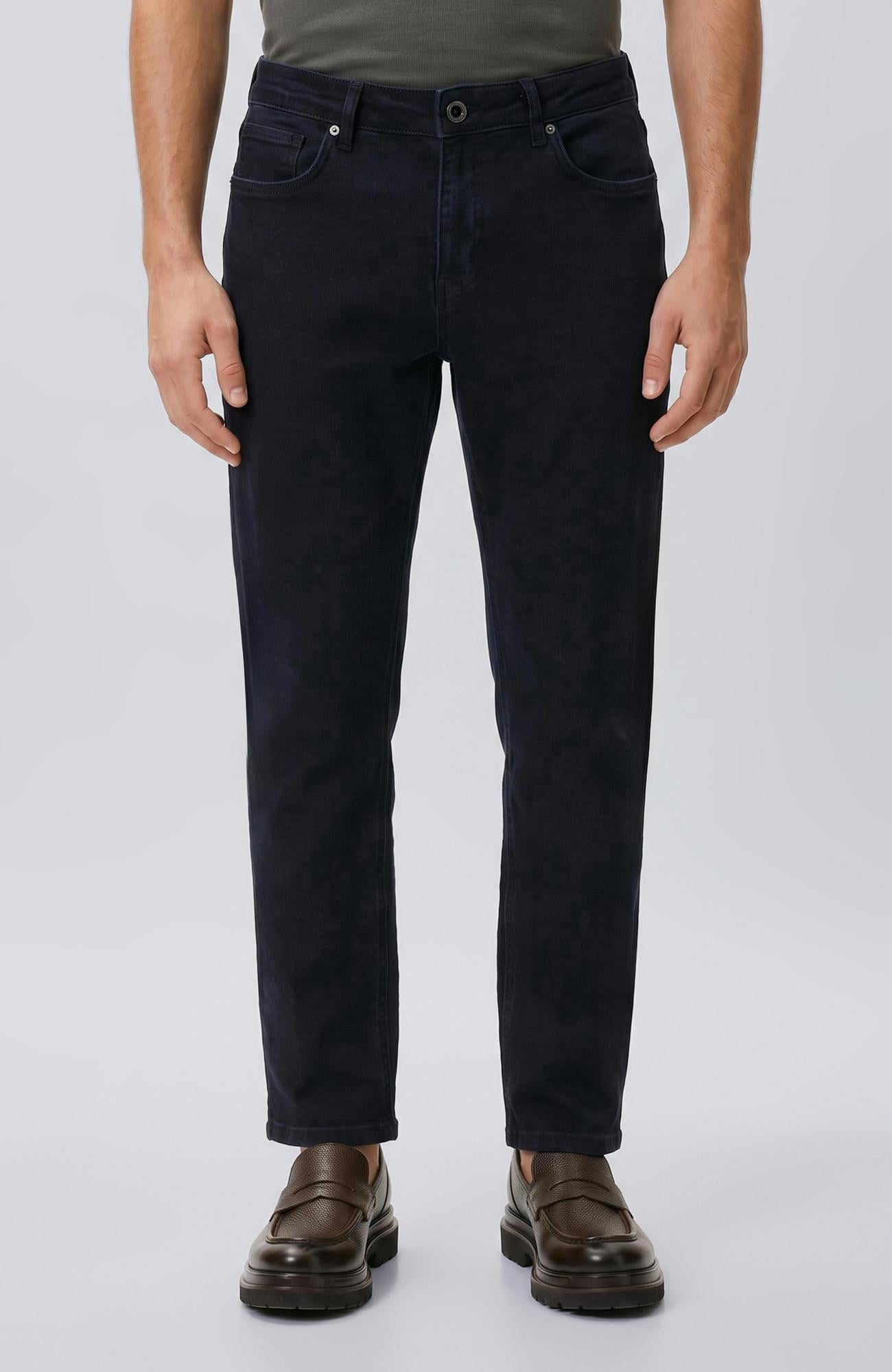 Network Erkek Koyu Lacivert Denim Pantolon