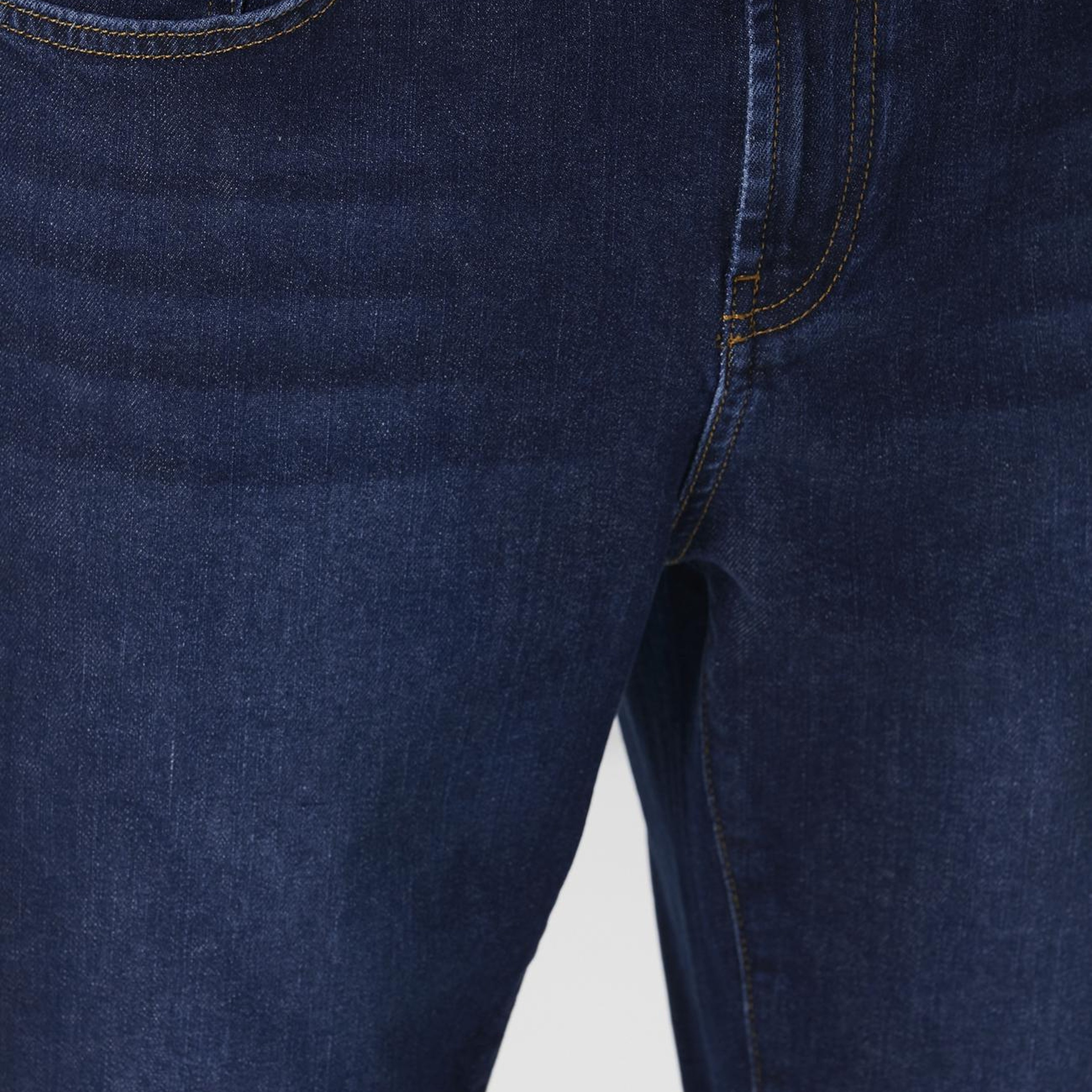 Network Erkek Lacivert Düz Paça Denim Pantolon
