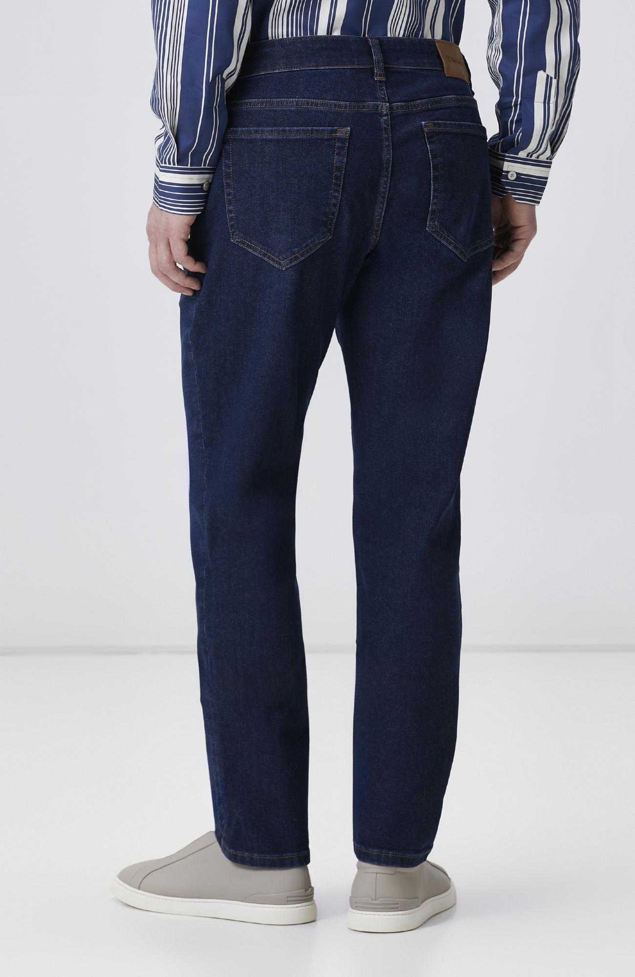 Network Erkek Lacivert Düz Paça Denim Pantolon