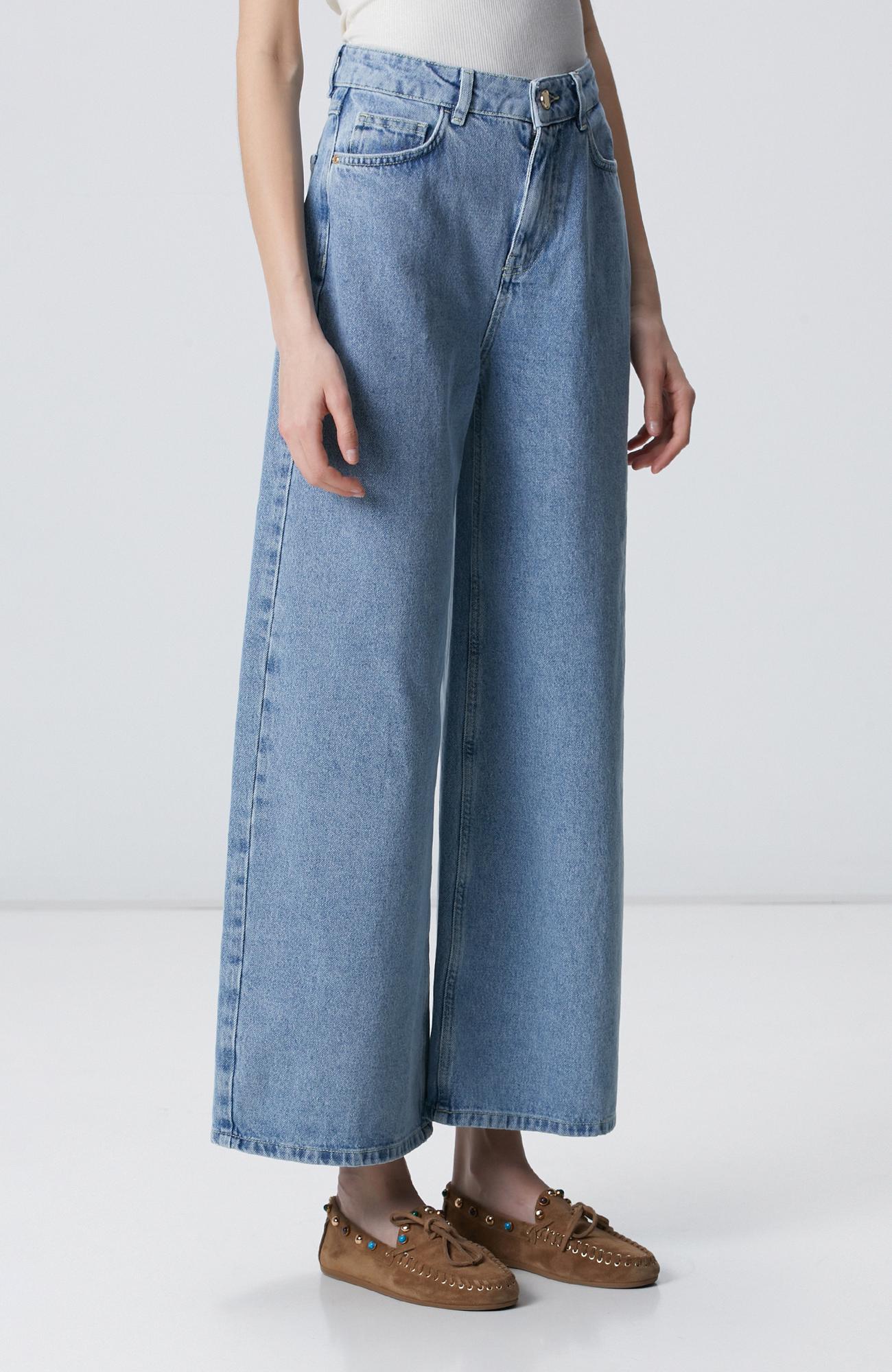 Network Kadın Açık Indigo Mavi Denim Pantolon