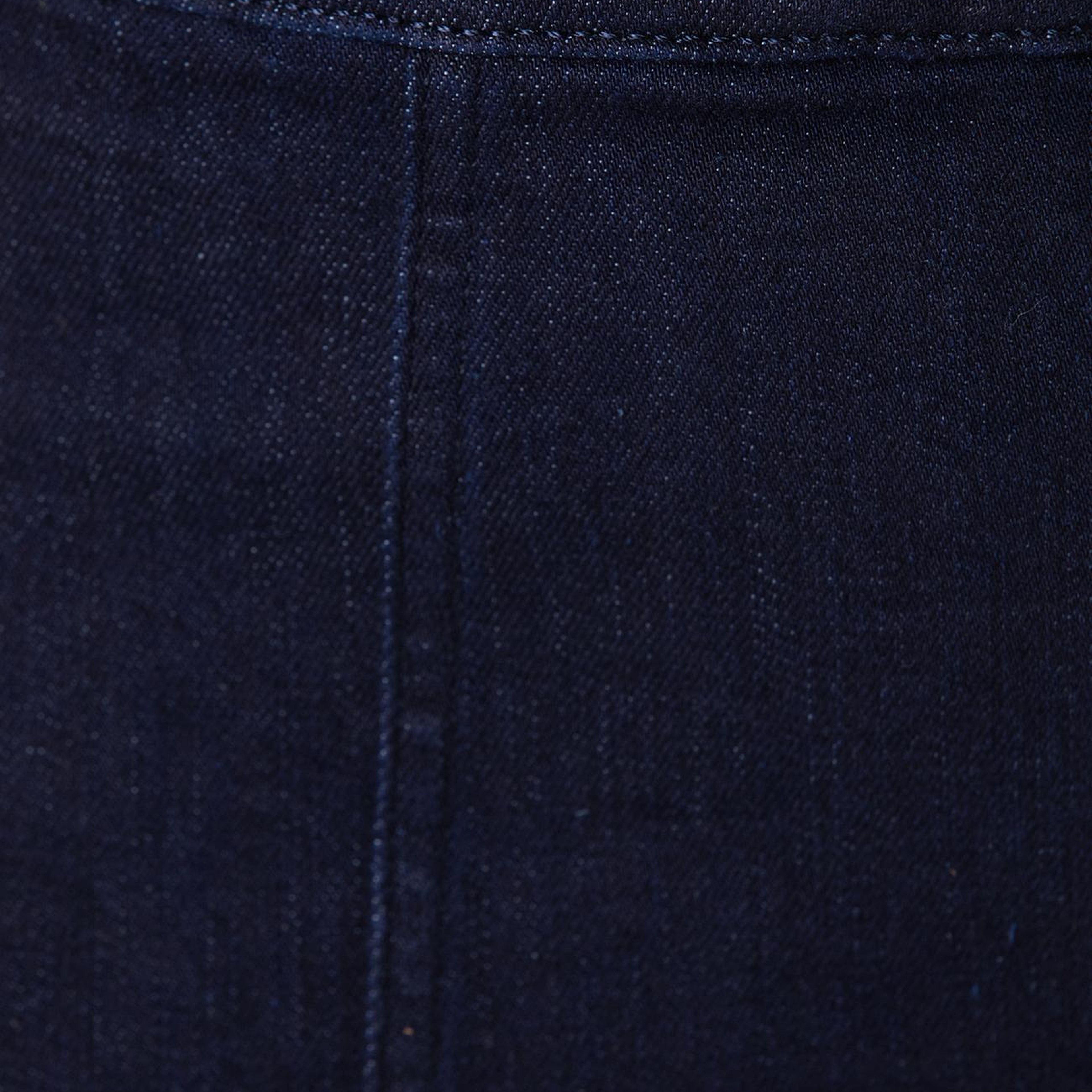 Network Kadın Koyu İndigo Mavi Toka Detaylı Mini Denim Elbise