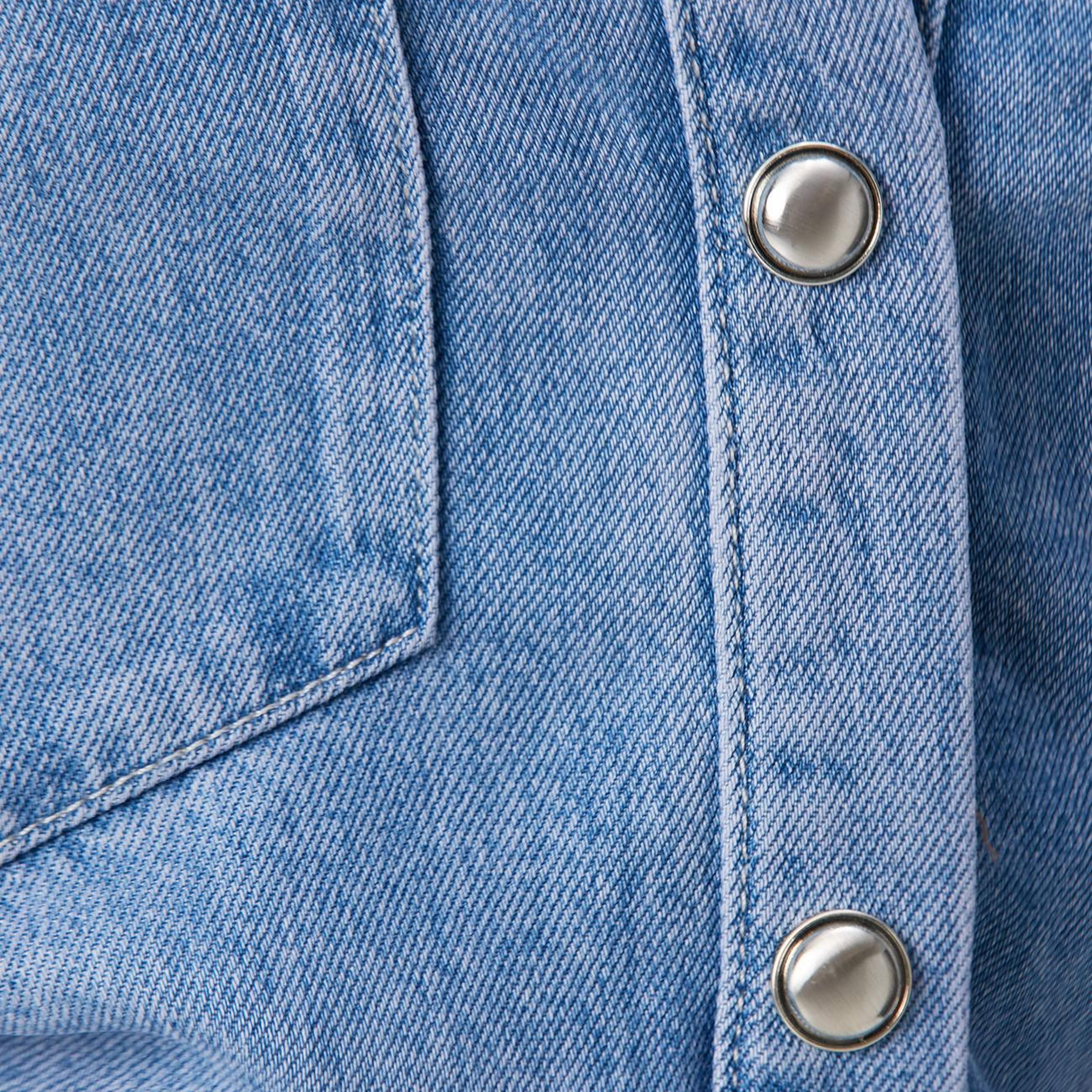 Network Kadın Indigo Tencel Denim Gömlek