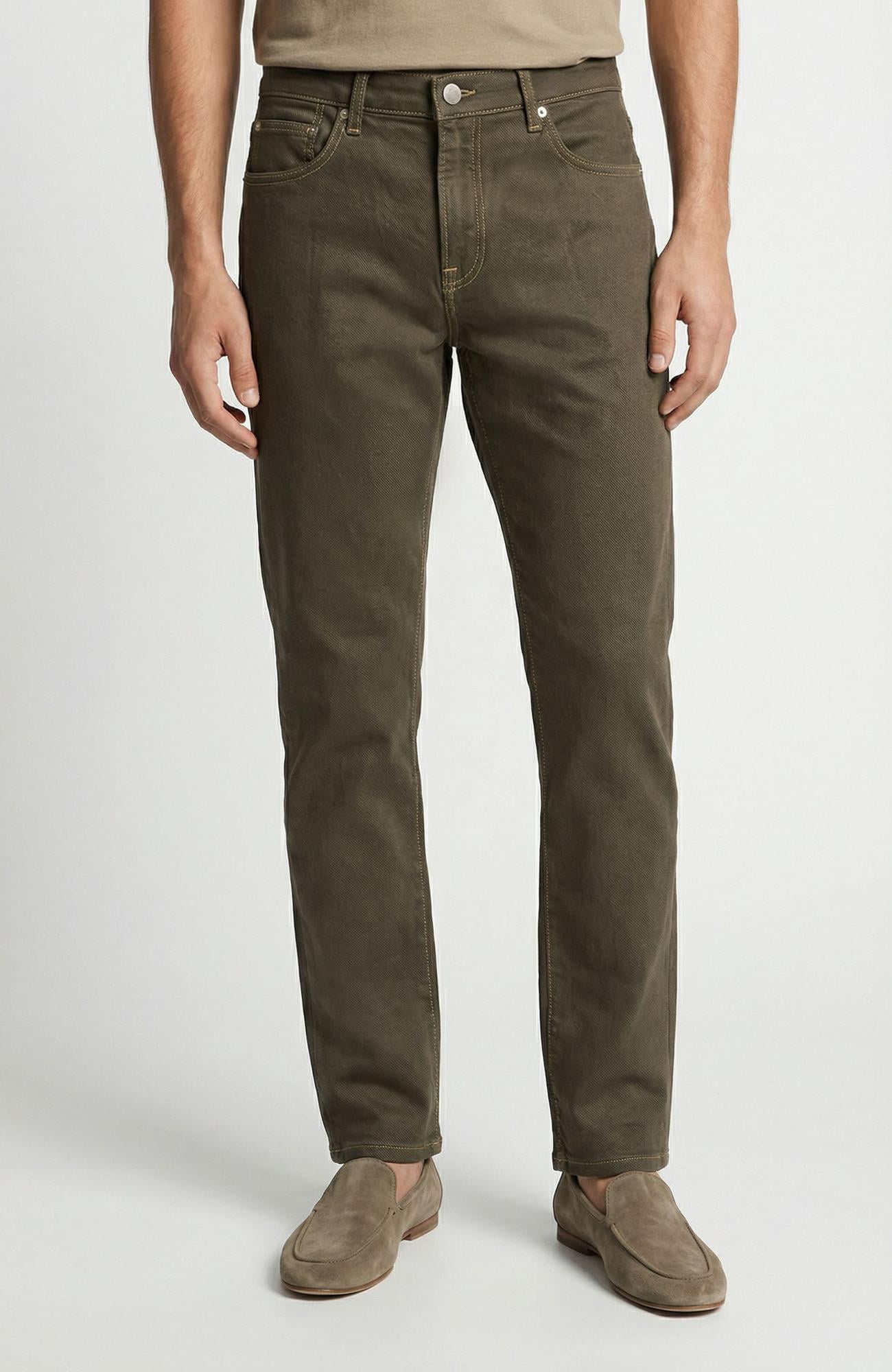 Network Erkek Haki Denim Pantolon