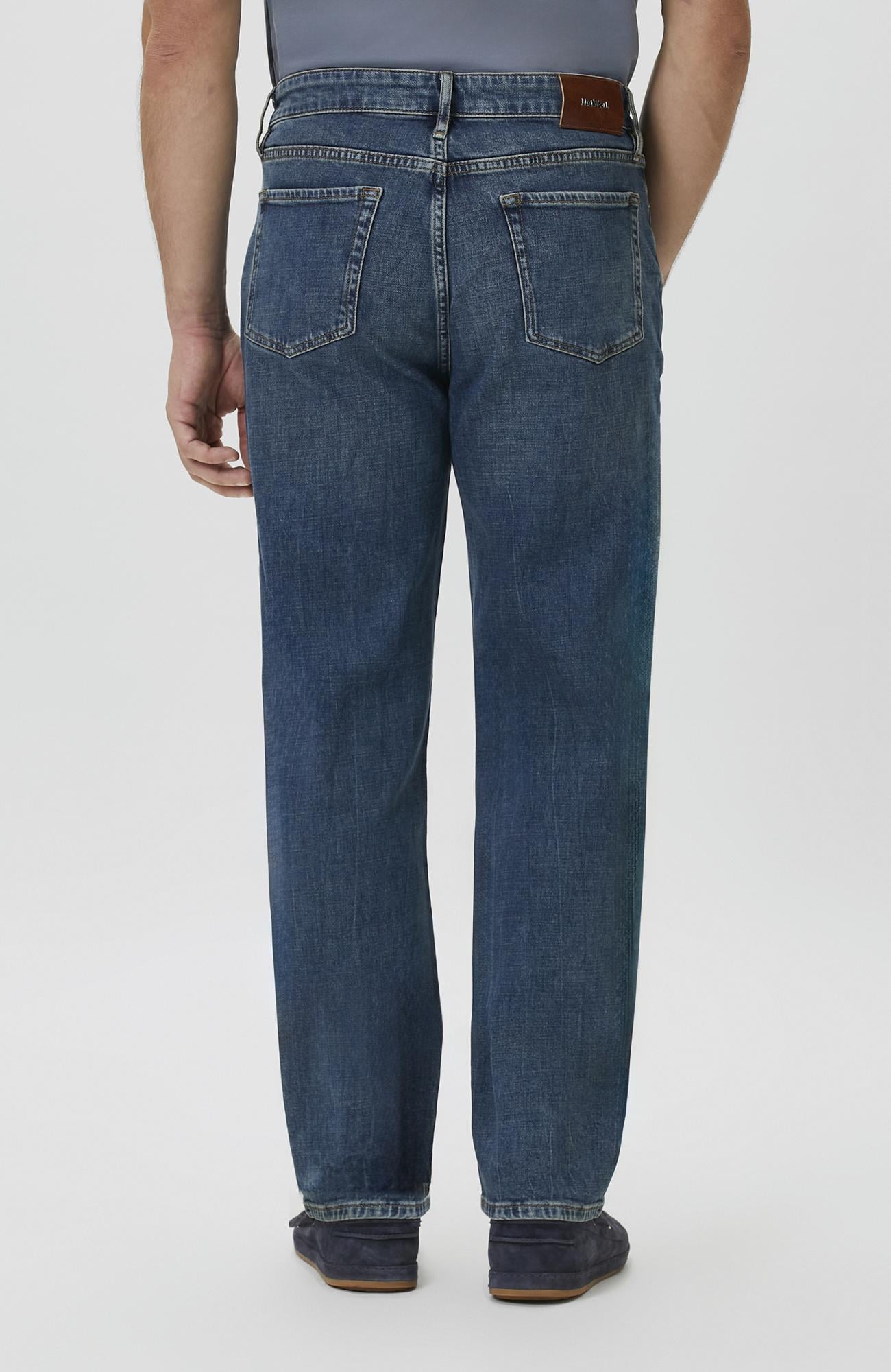 Network Erkek Mavi Denim Pantolon