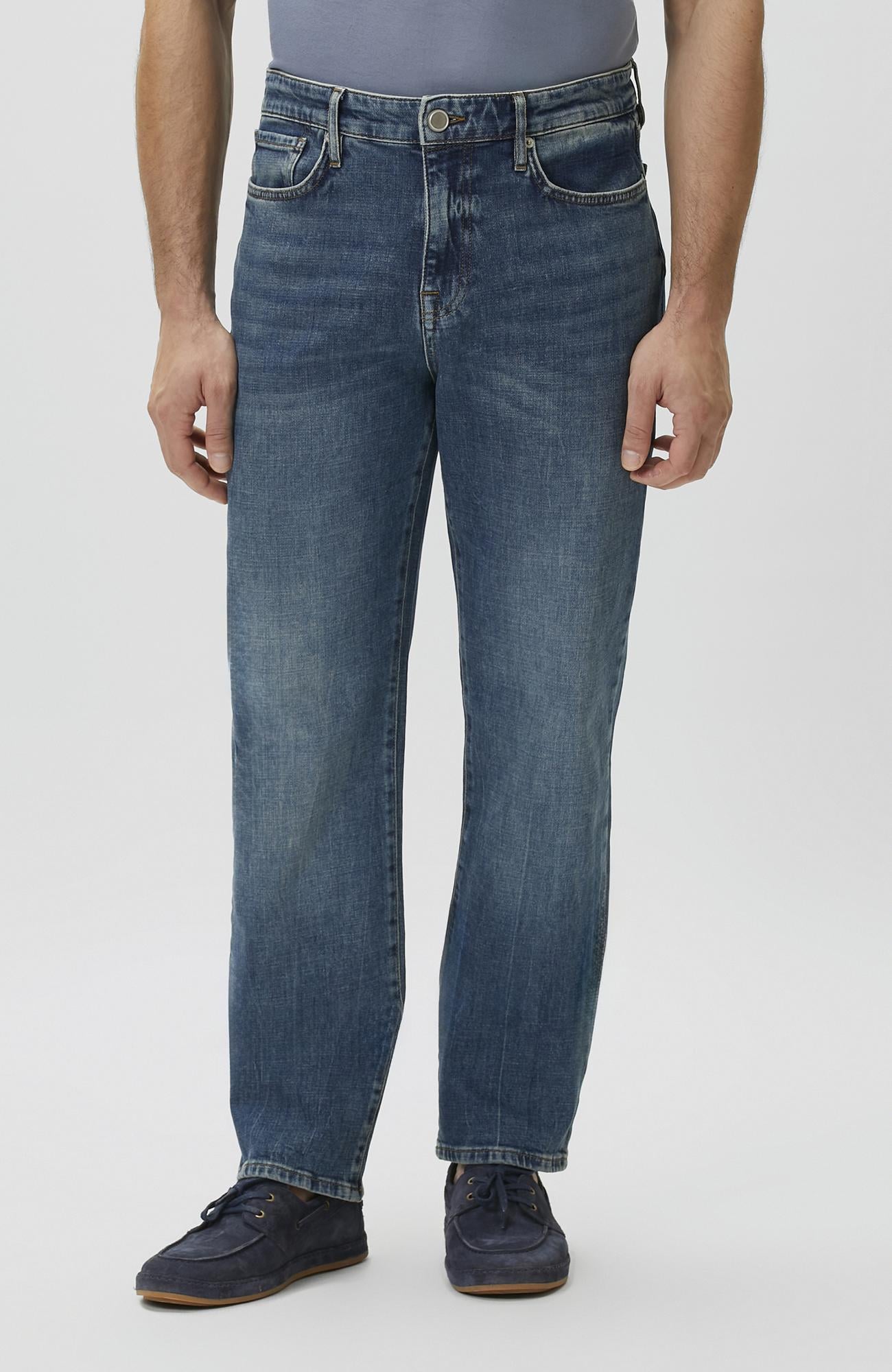 Network Erkek Mavi Denim Pantolon