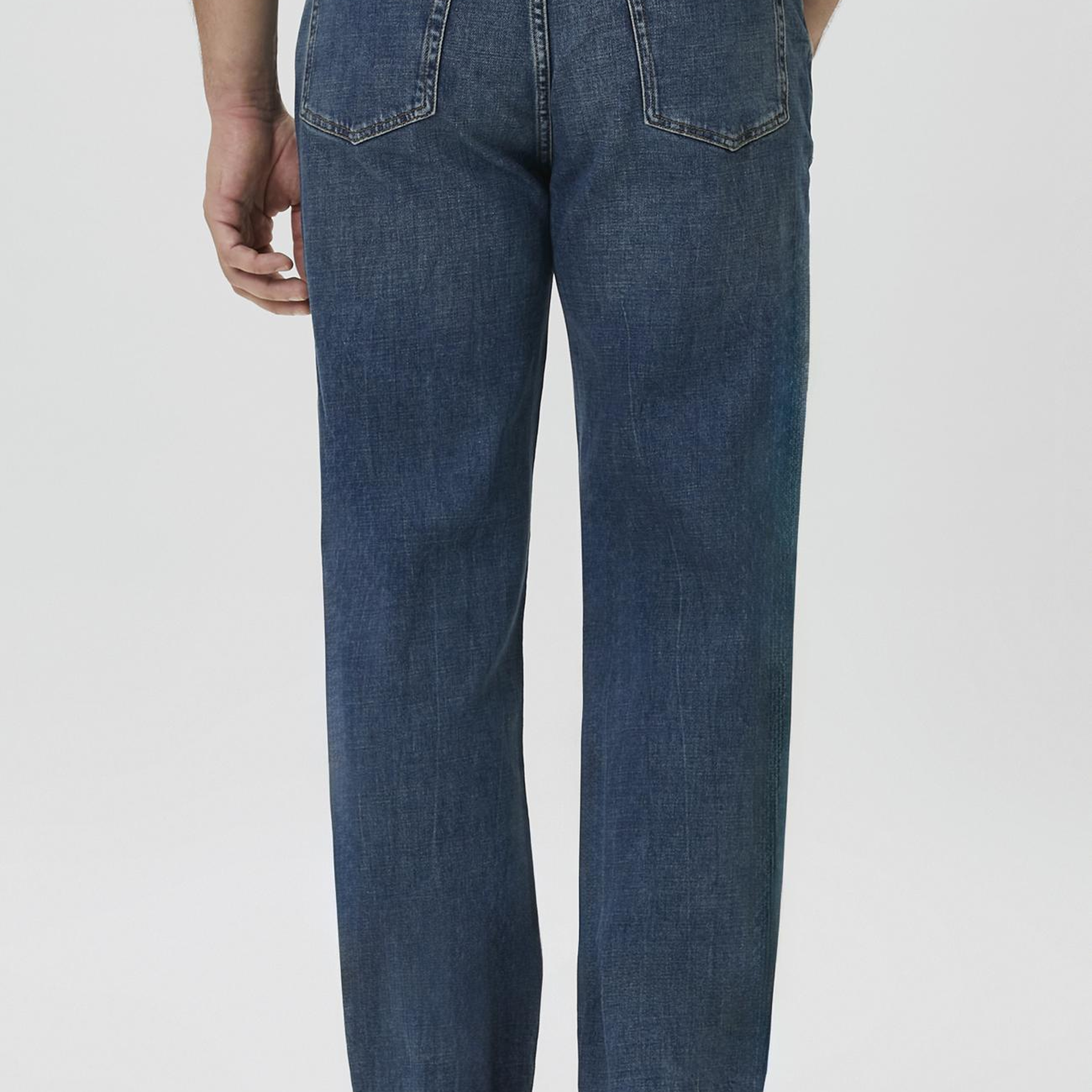 Network Erkek Mavi Denim Pantolon
