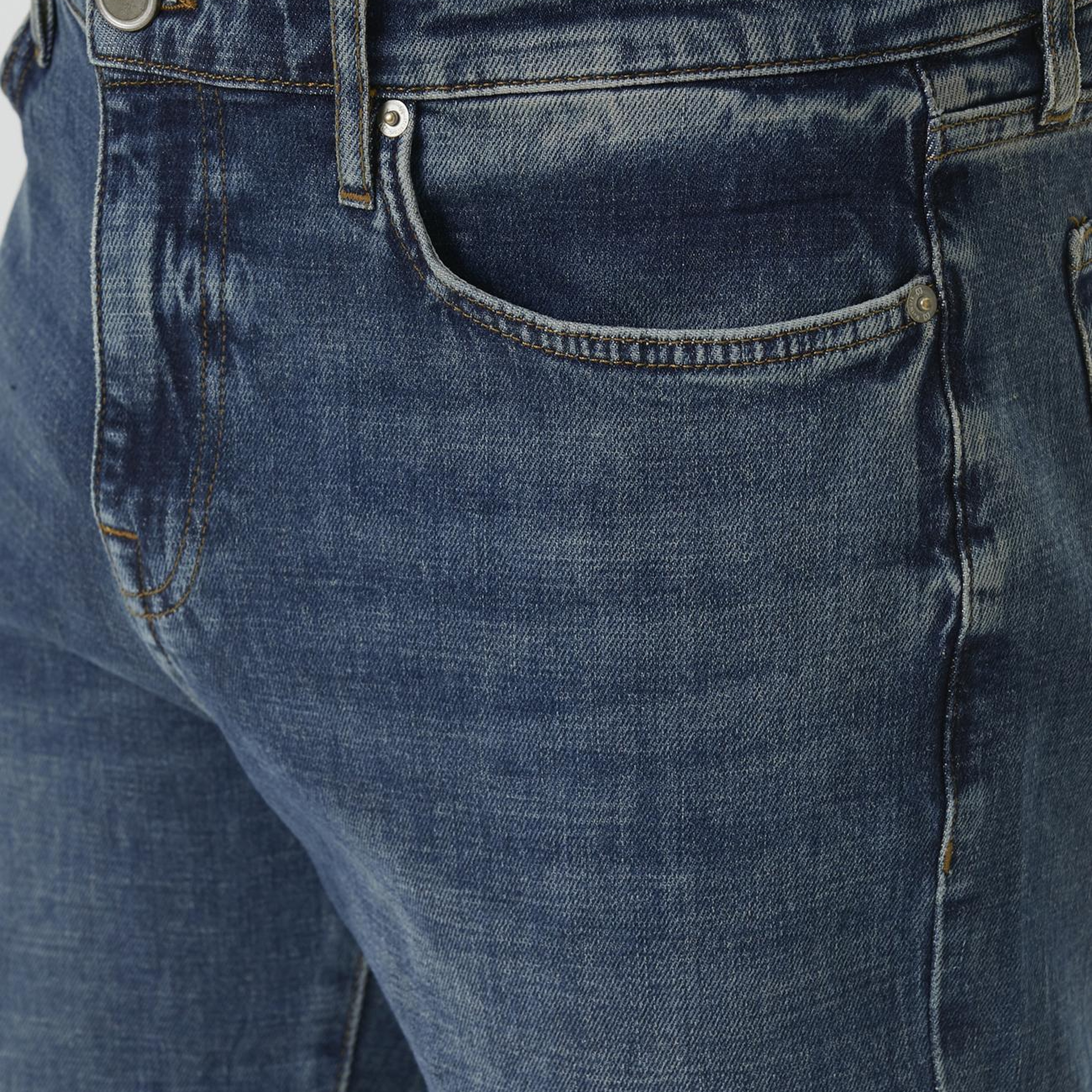 Network Erkek Mavi Denim Pantolon