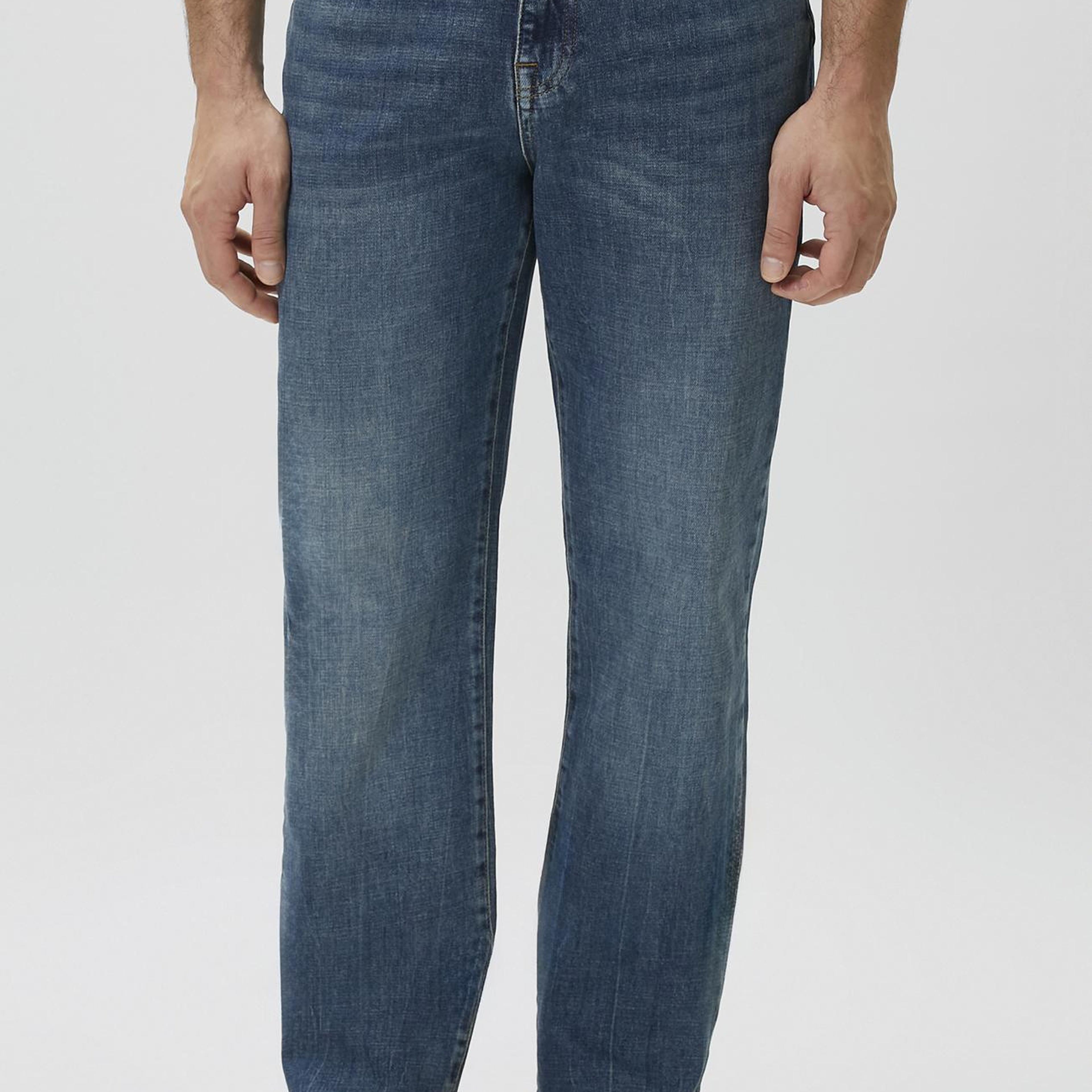 Network Erkek Mavi Denim Pantolon
