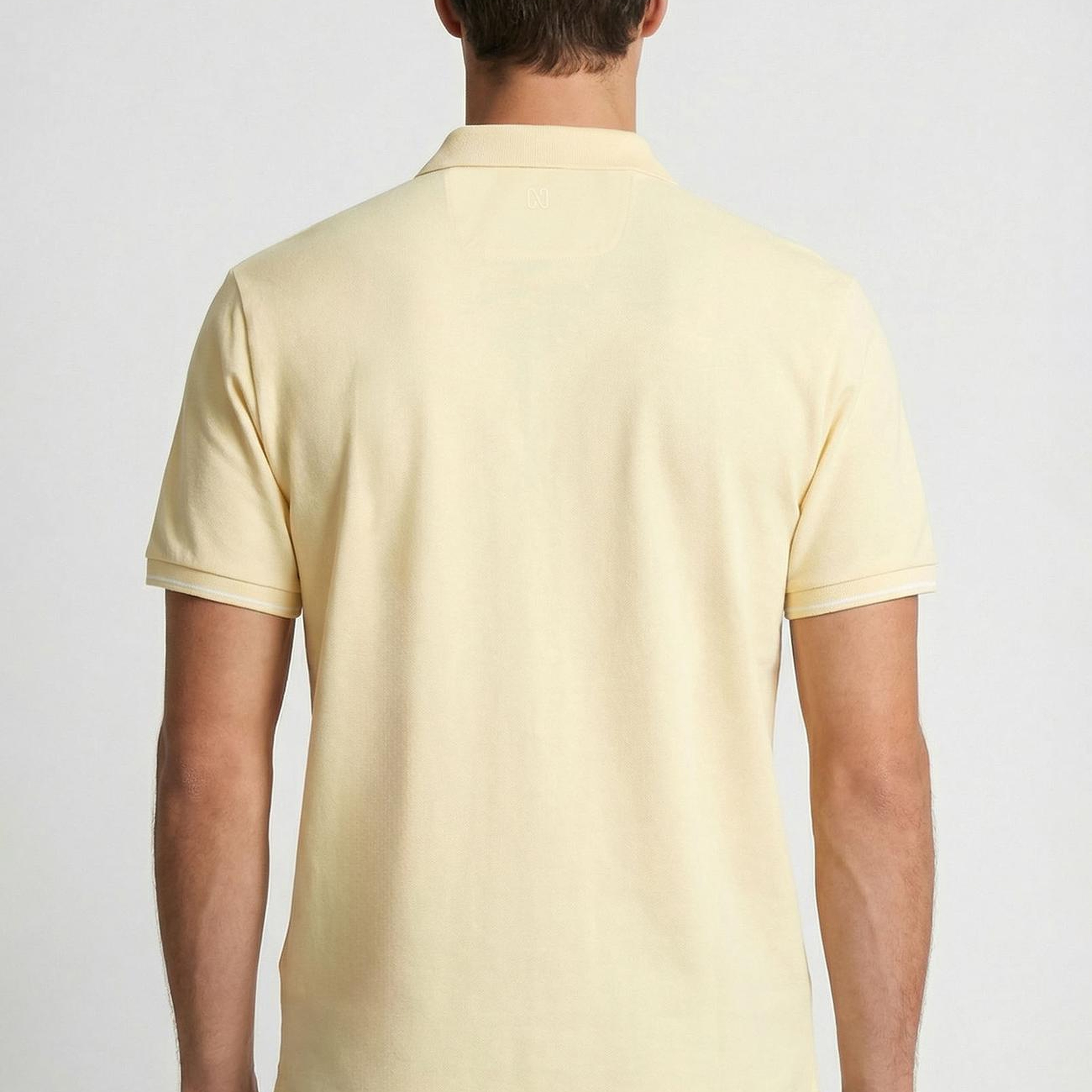 Network Erkek Sarı Polo Yaka Pike T-Shirt