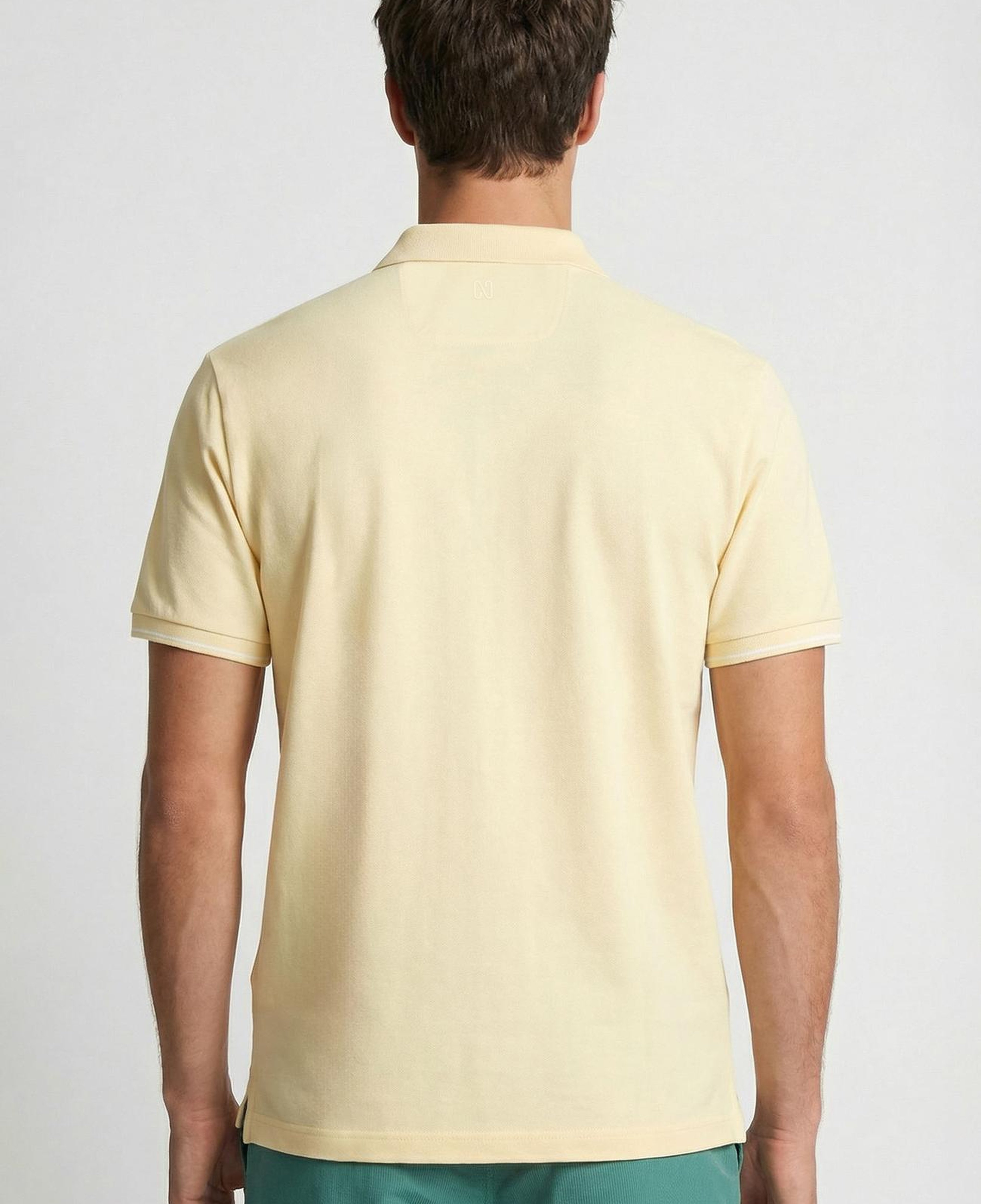 Network Erkek Sarı Polo Yaka Pike T-Shirt