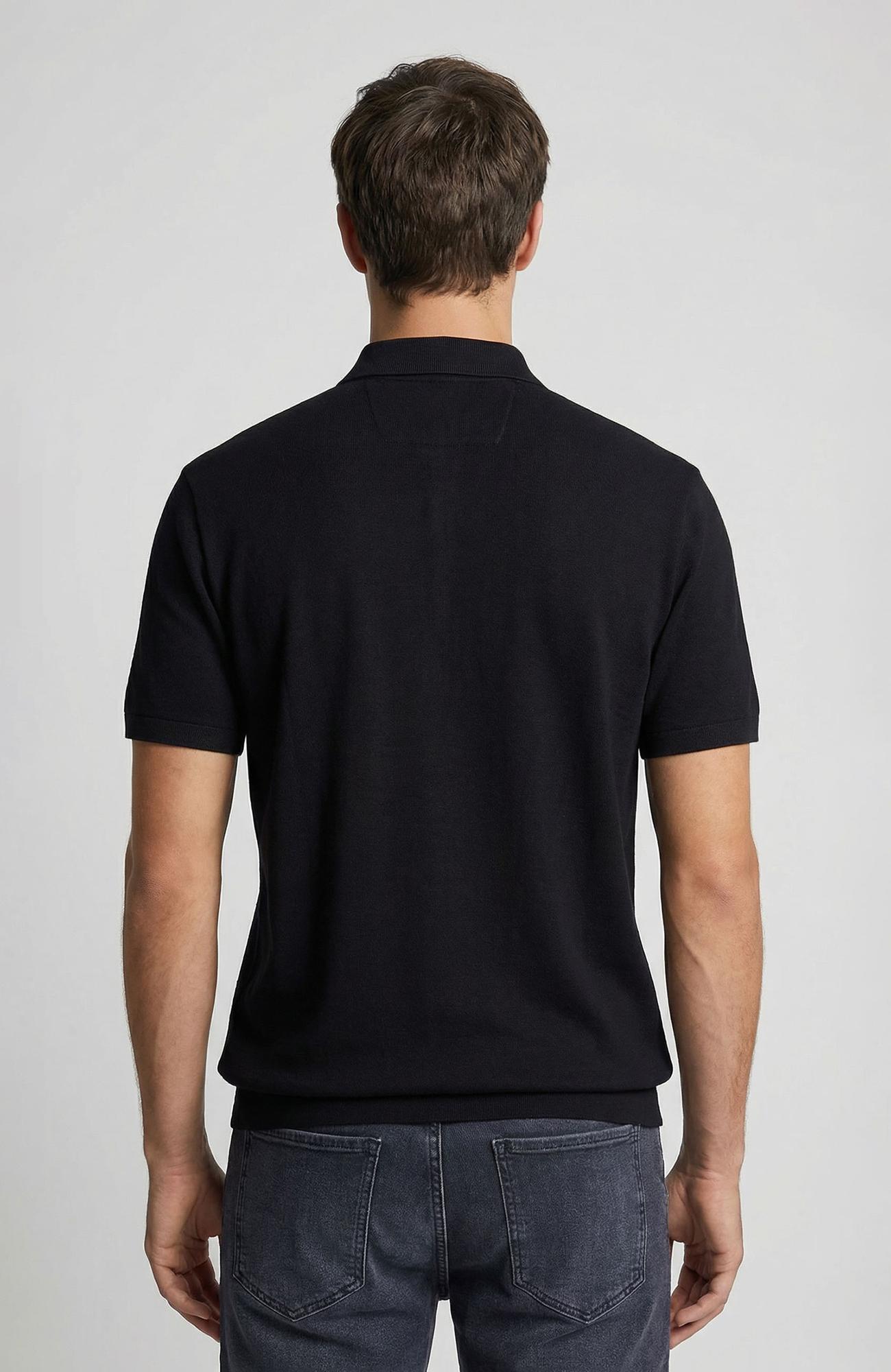 Network Erkek Siyah Polo Yaka Pike T-shirt