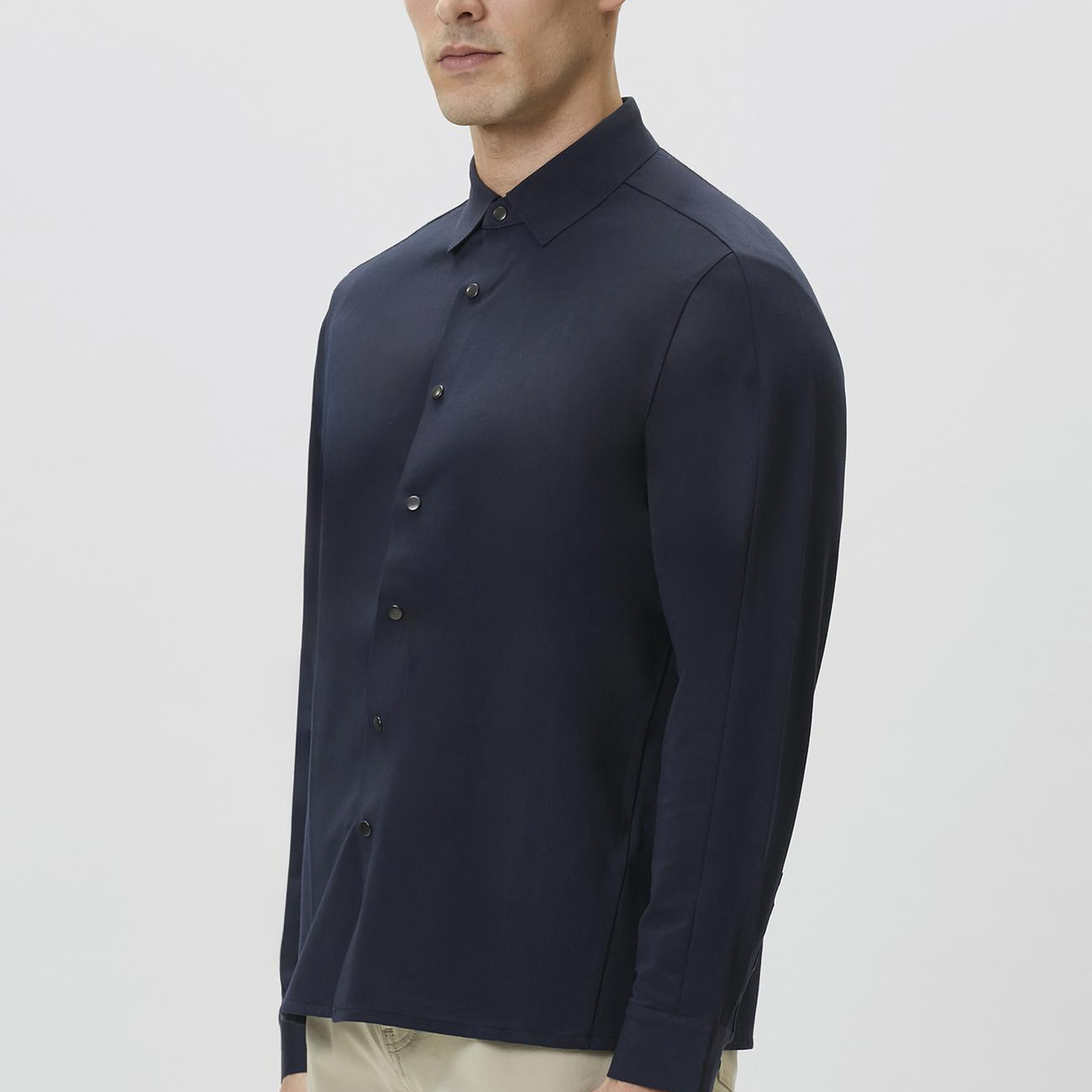 Network Erkek Slim Fit Lacivert Gömlek