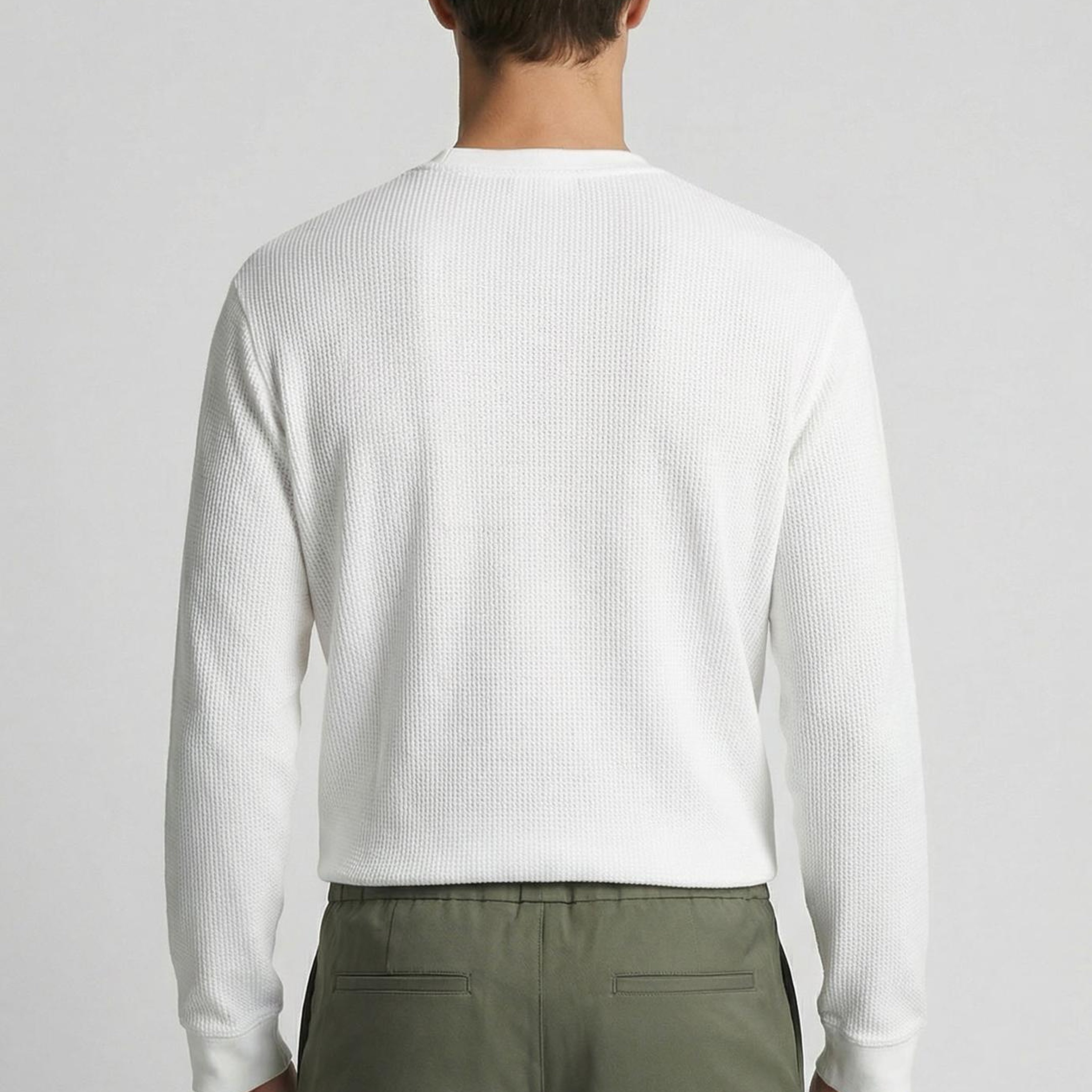 Network Erkek Beyaz N-Tech Merserize Sweatshirt