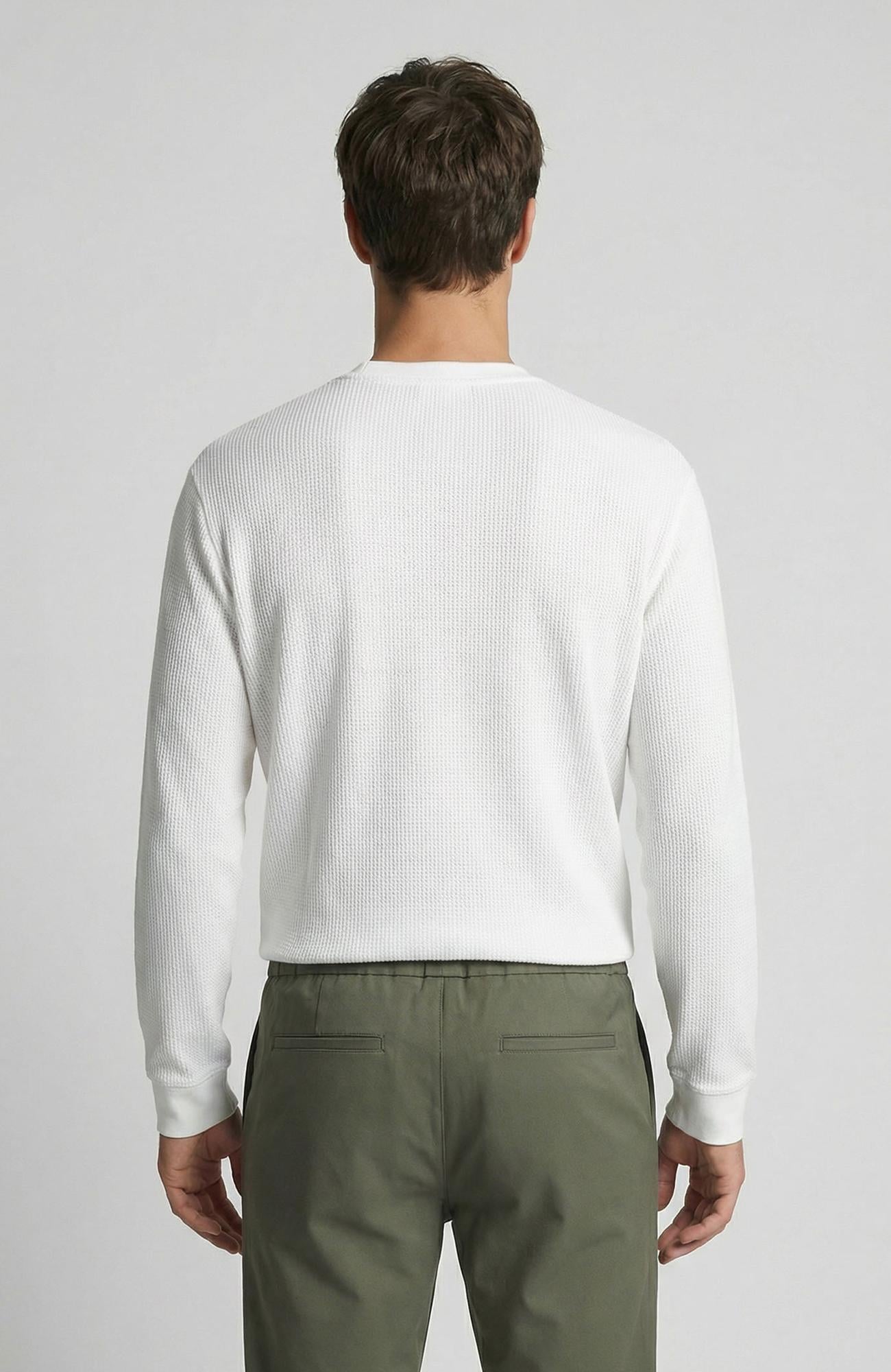 Network Erkek Beyaz N-Tech Merserize Sweatshirt