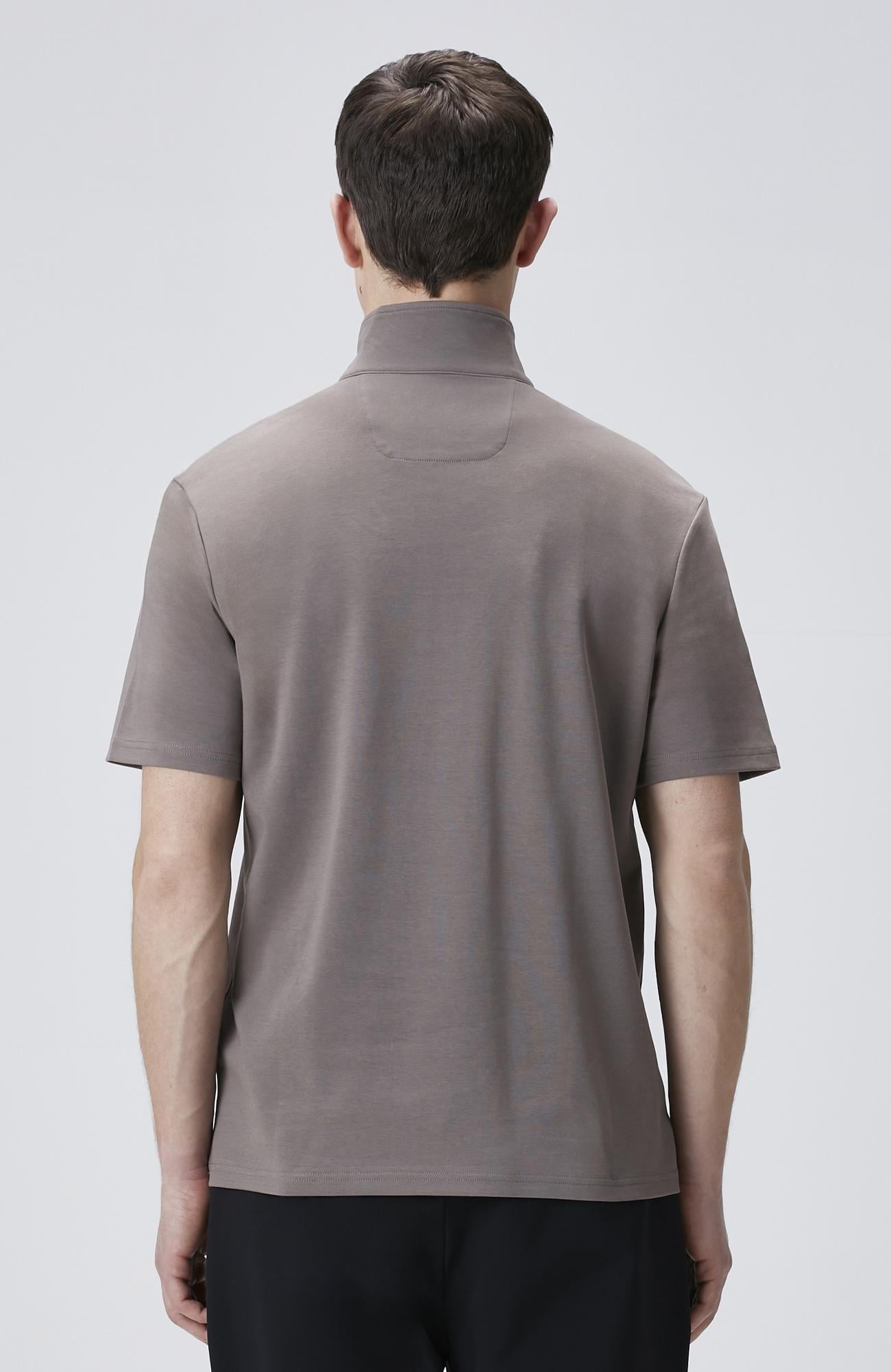 Network Erkek Vizon Dik Yaka Fermuarlı Sweatshirt