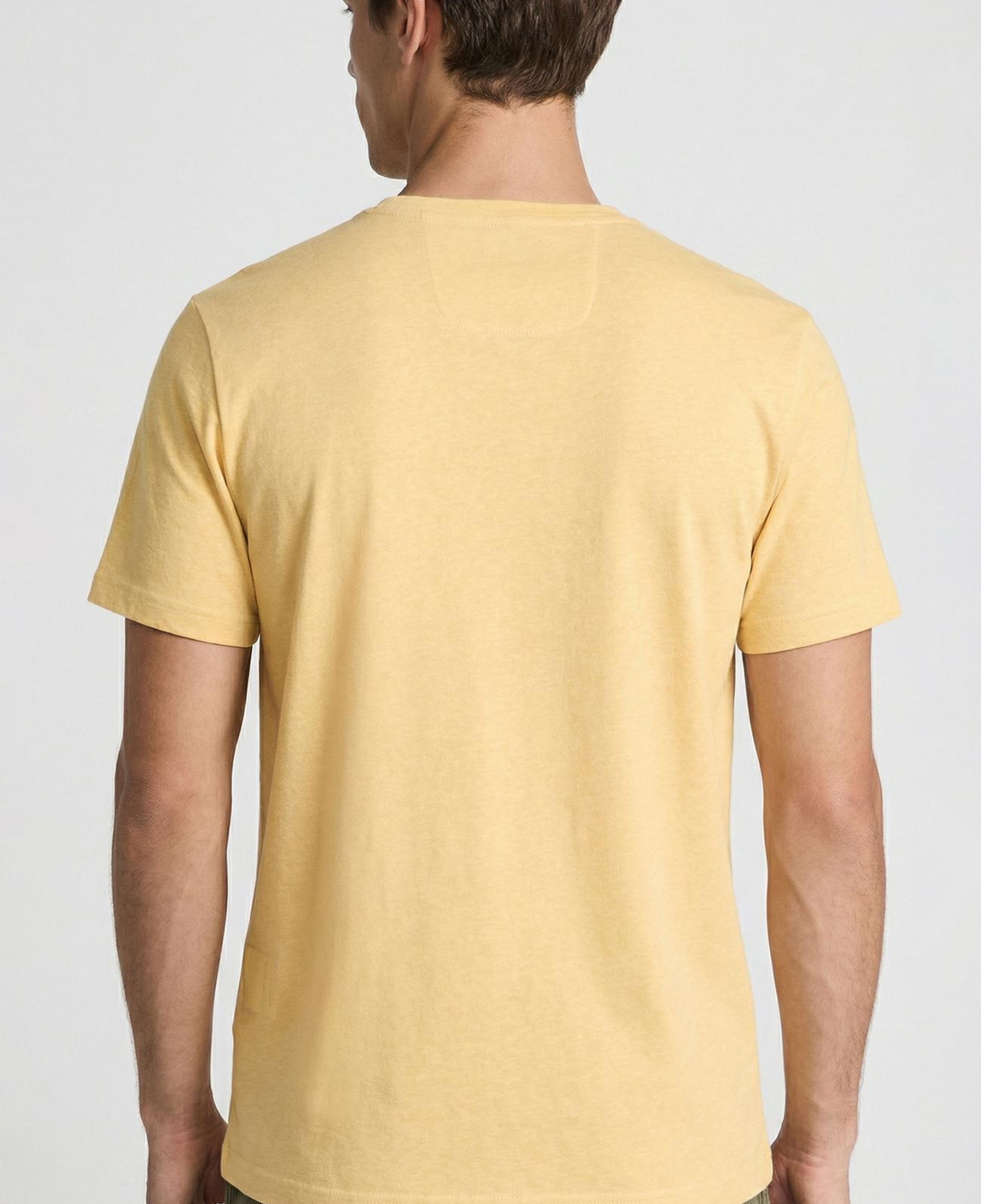 Network Erkek Sarı Basic T-shirt