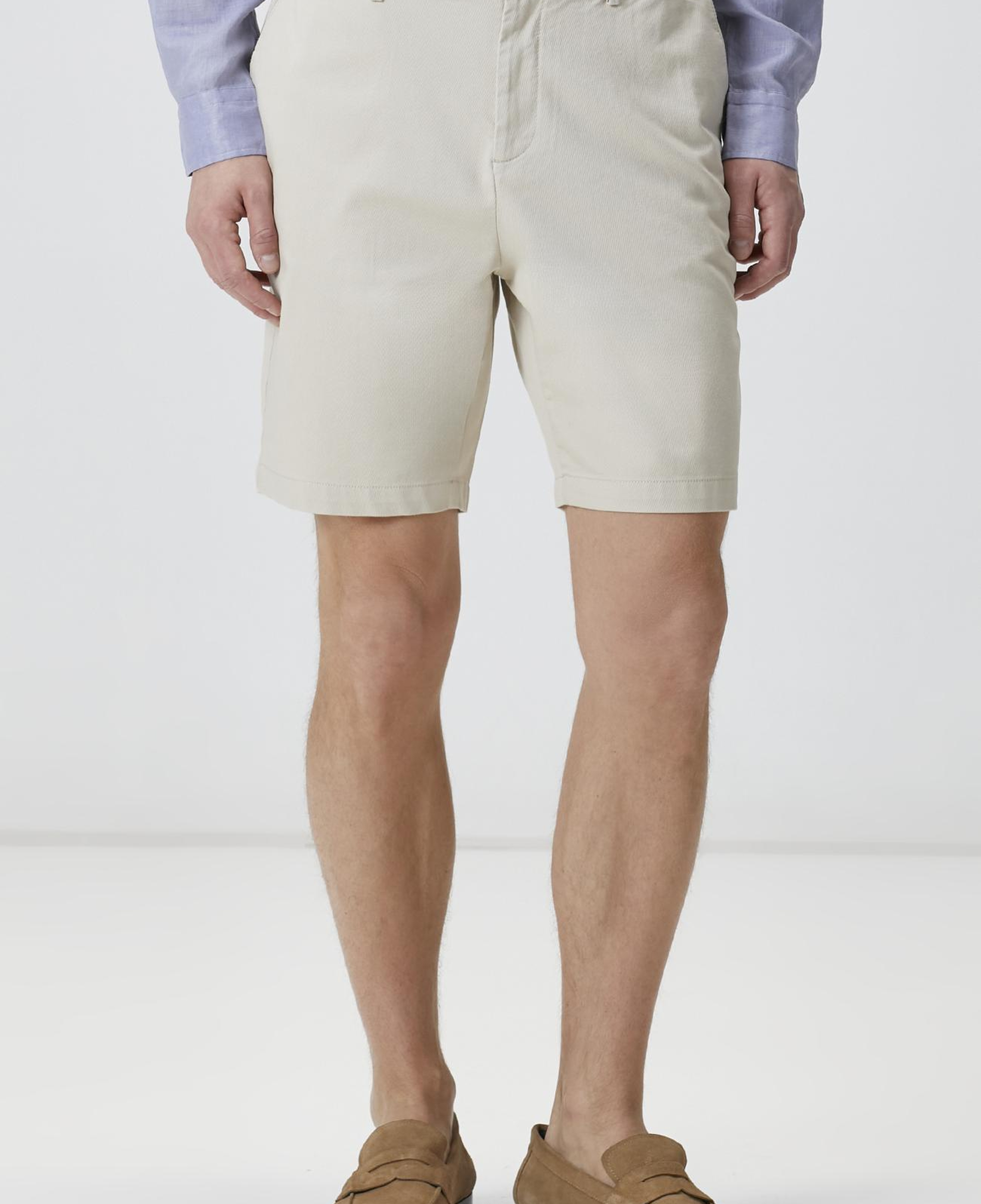 Network Erkek Slim Fit Taş Parça Boya Diyagonal Chino Şort