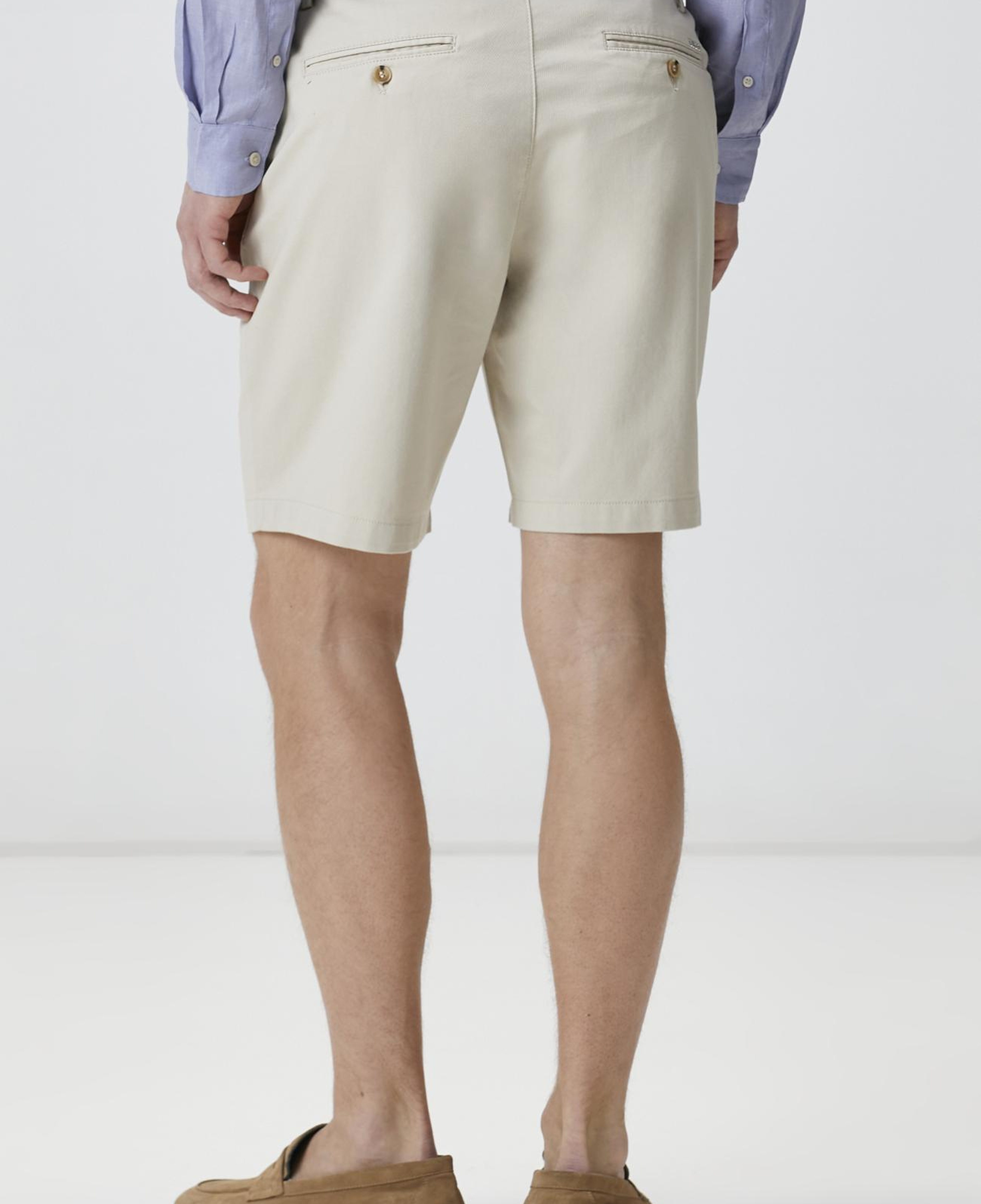 Network Erkek Slim Fit Taş Parça Boya Diyagonal Chino Şort