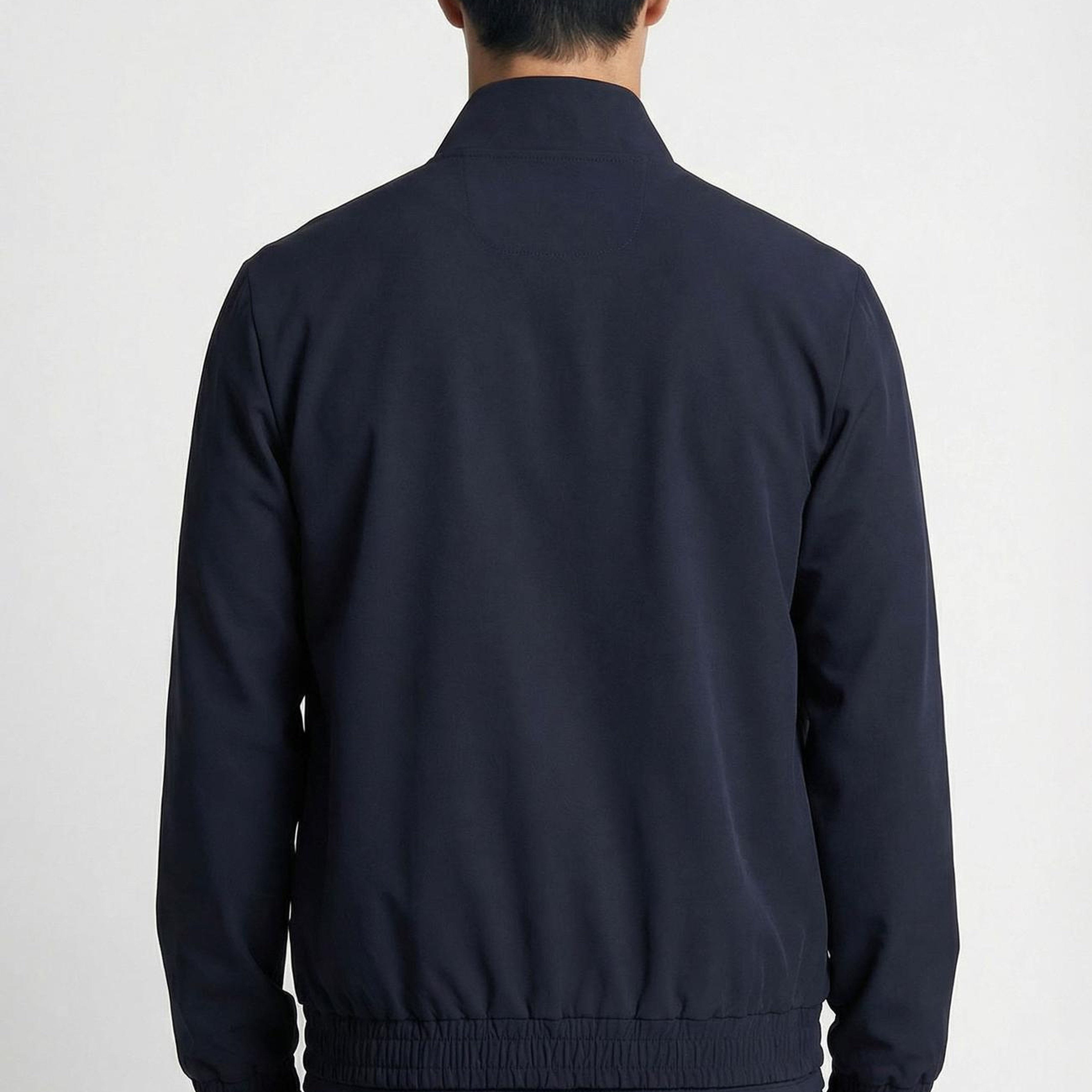 Network Erkek Lacivert Dik Yaka Teknik Sweatshirt