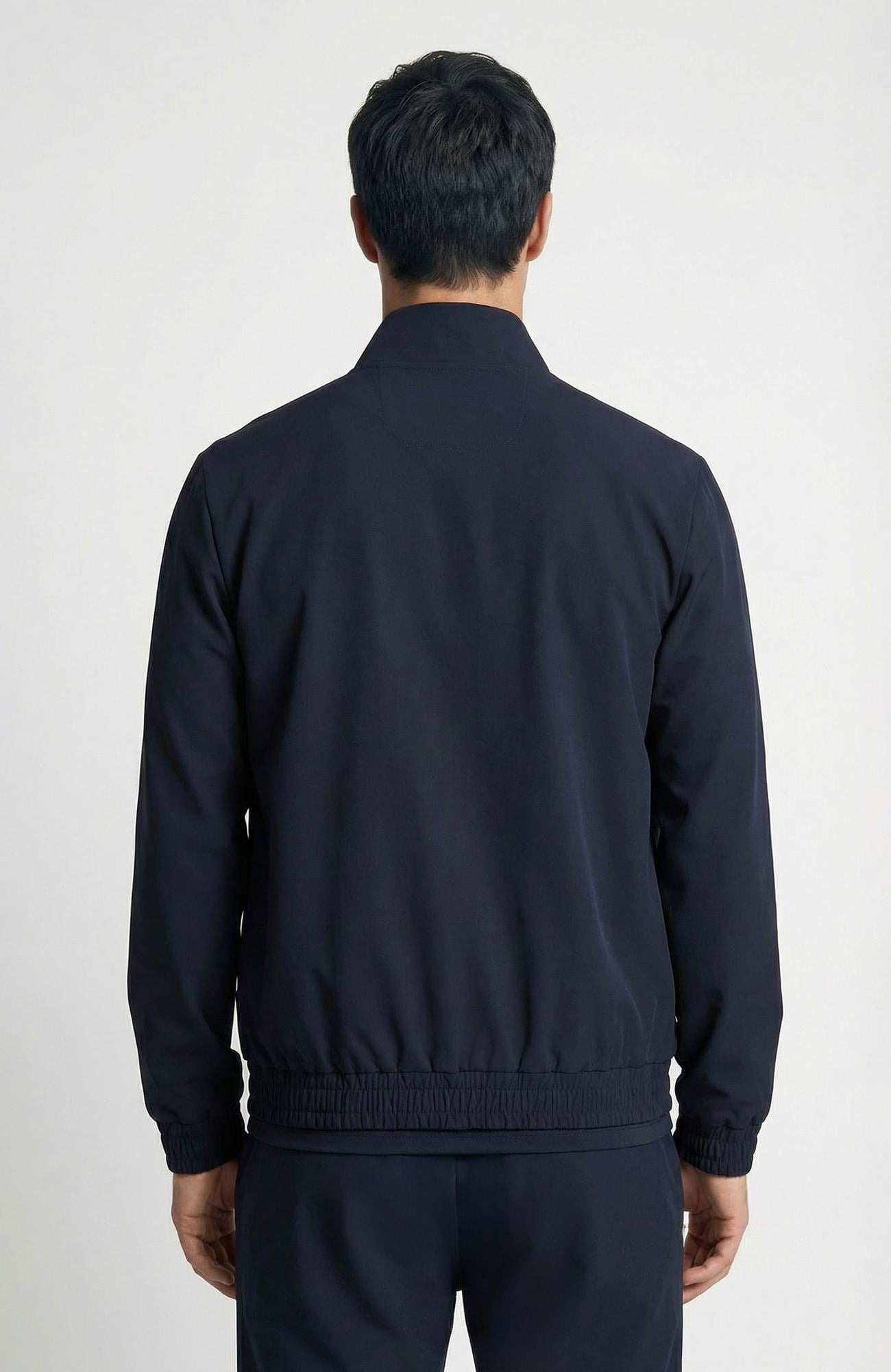 Network Erkek Lacivert Dik Yaka Teknik Sweatshirt