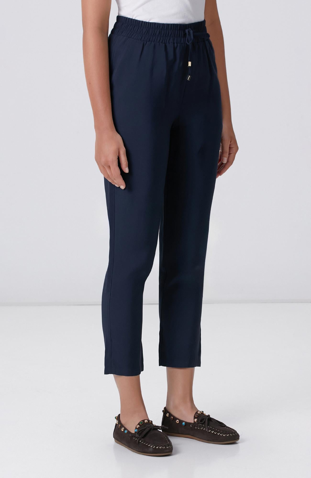 Network Kadın Lacivert Diyagonal Basic Jogger Pantolon