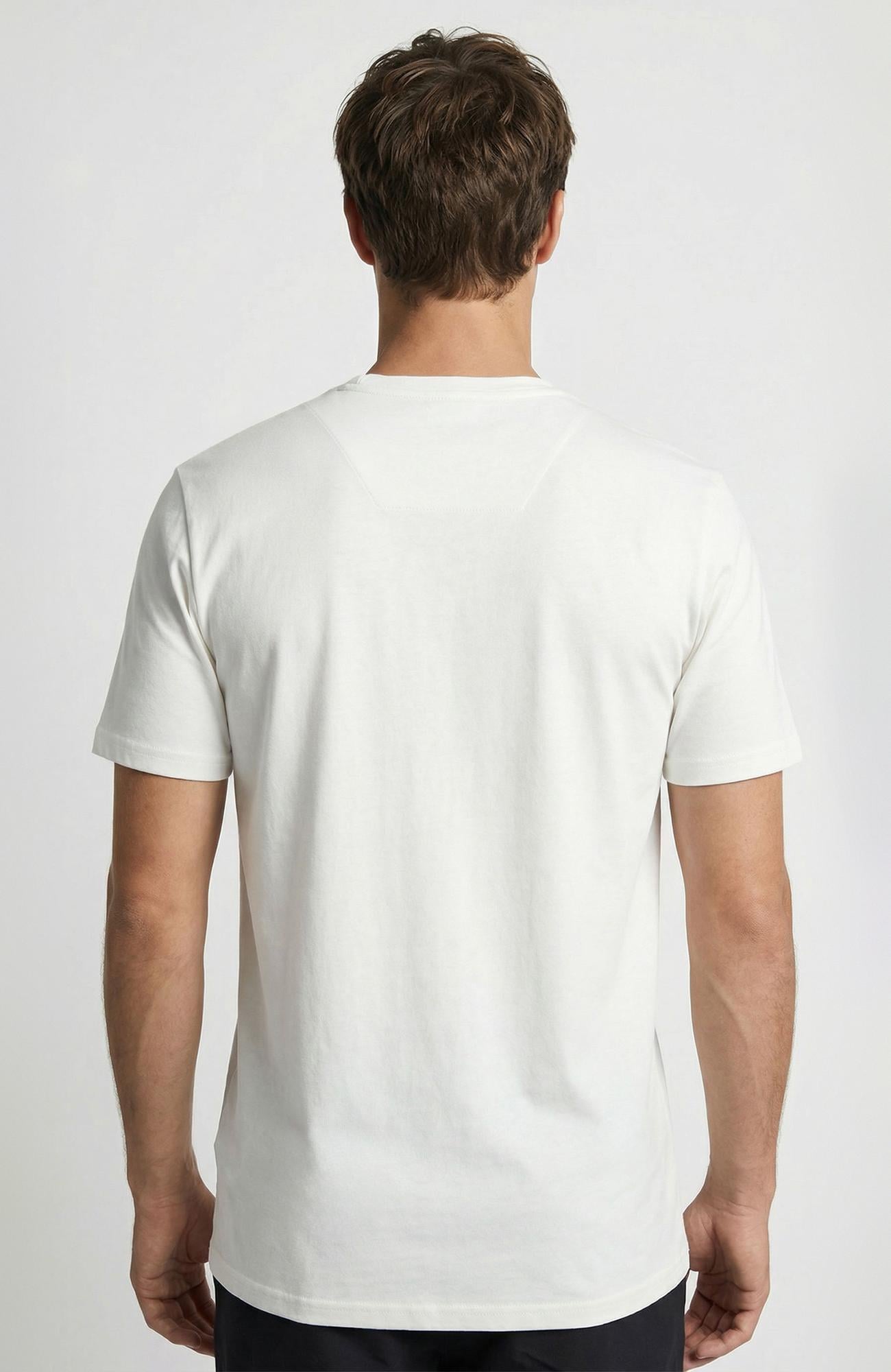 Network Erkek Ekru Pike Desen Basic T-shirt