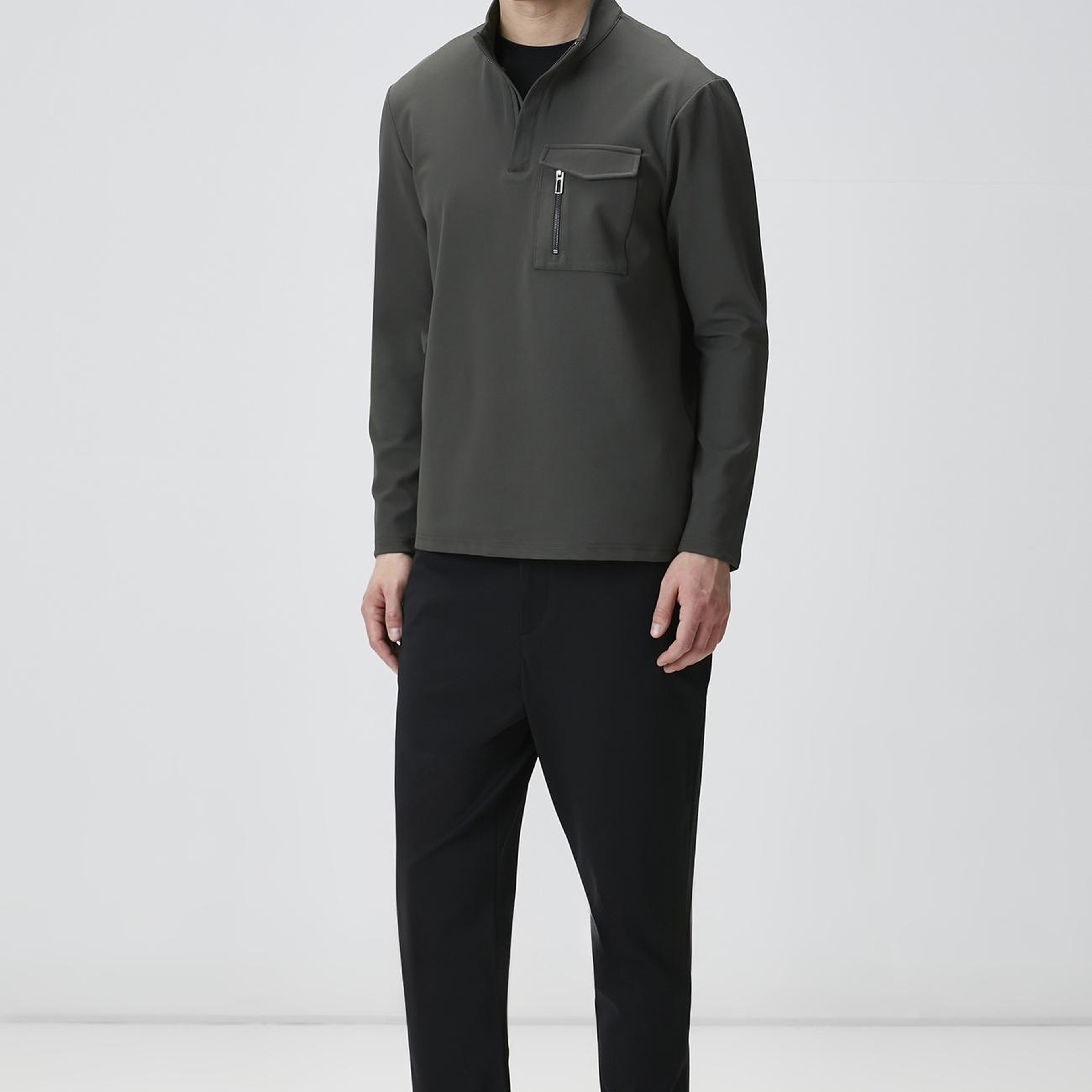 Network Erkek Siyah Kısa Kol Basic T-shirt