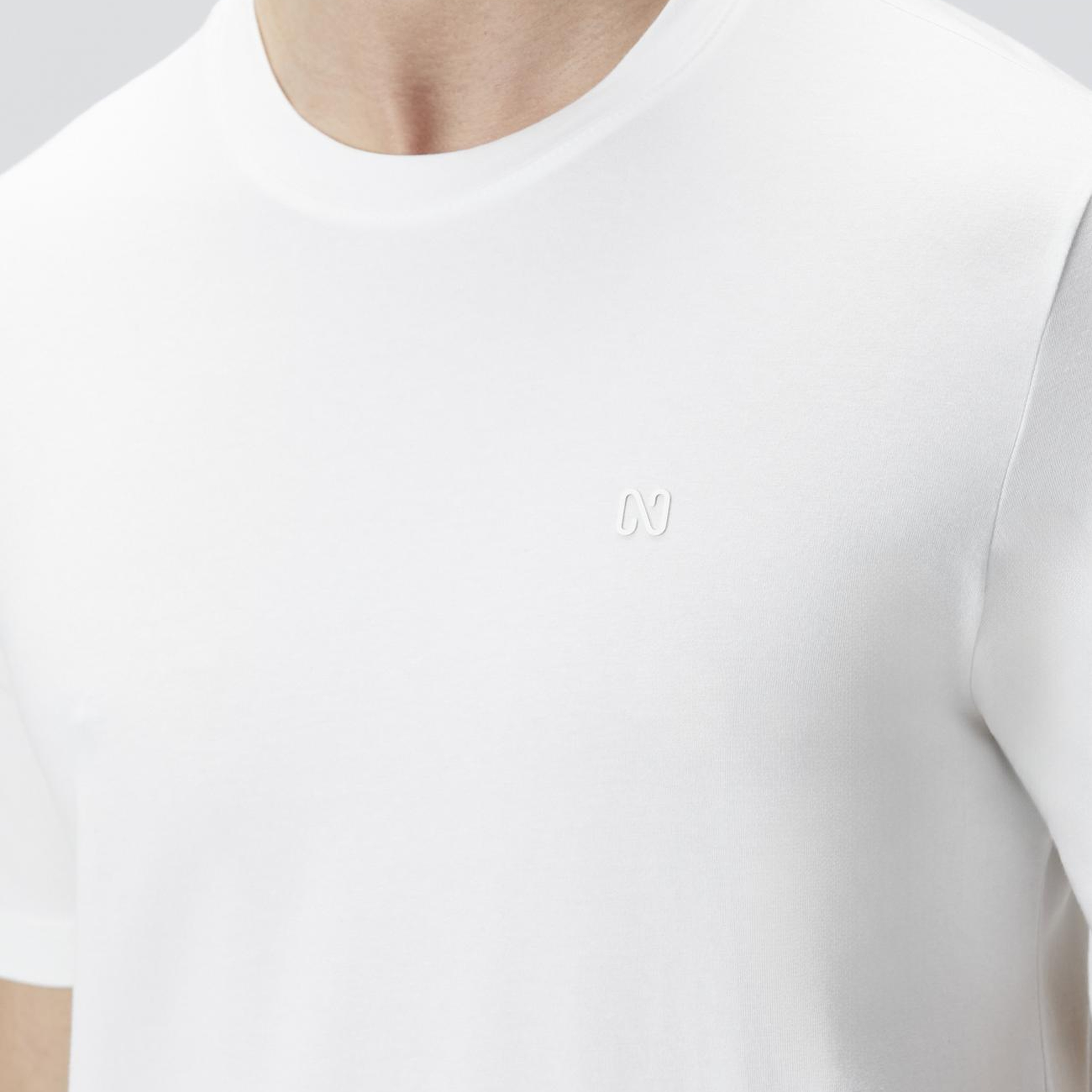 Network Erkek Beyaz Kısa Kol Basic T-shirt