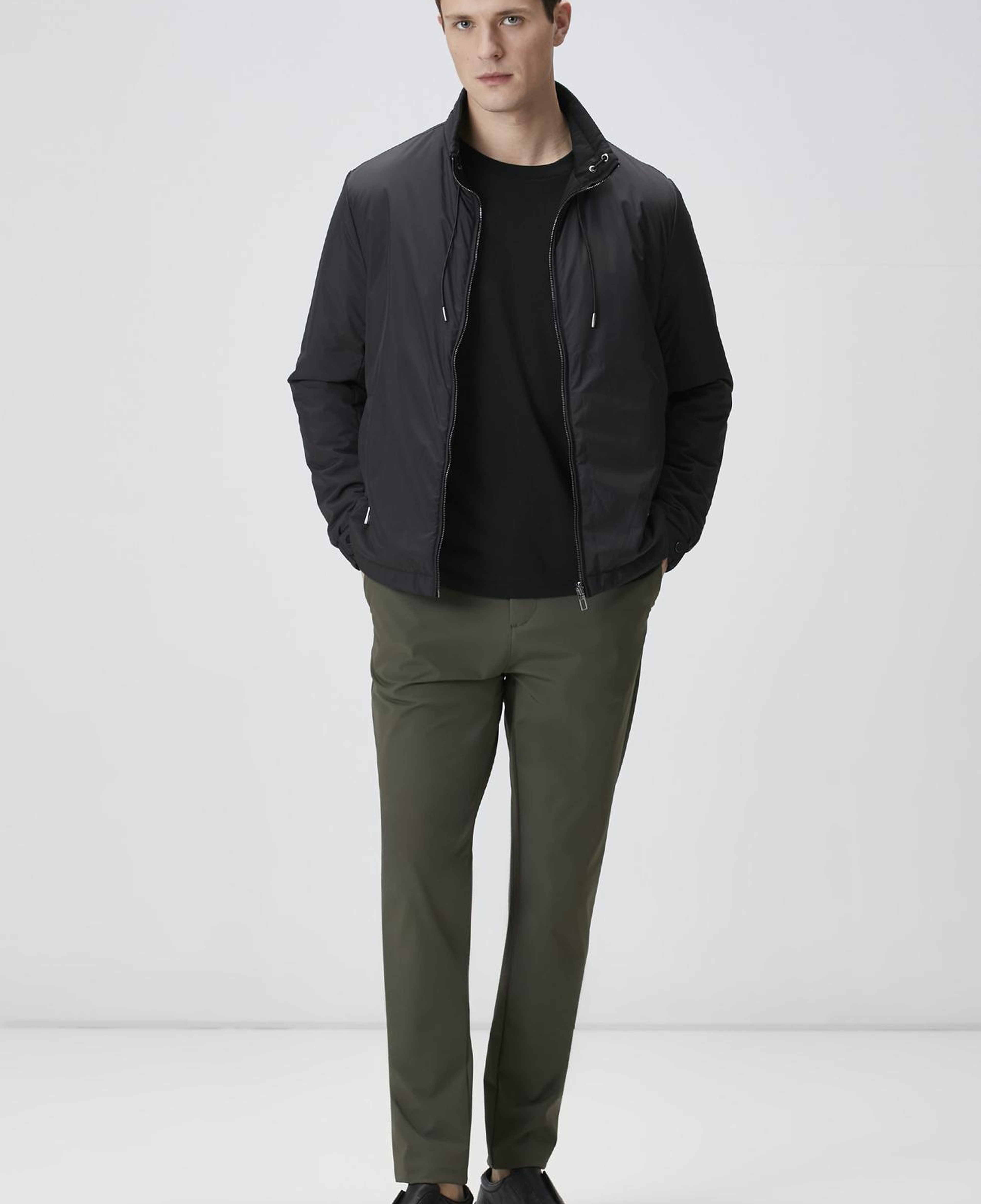 Network Erkek Comfort Fit Siyah Bisiklet Yaka T-shirt
