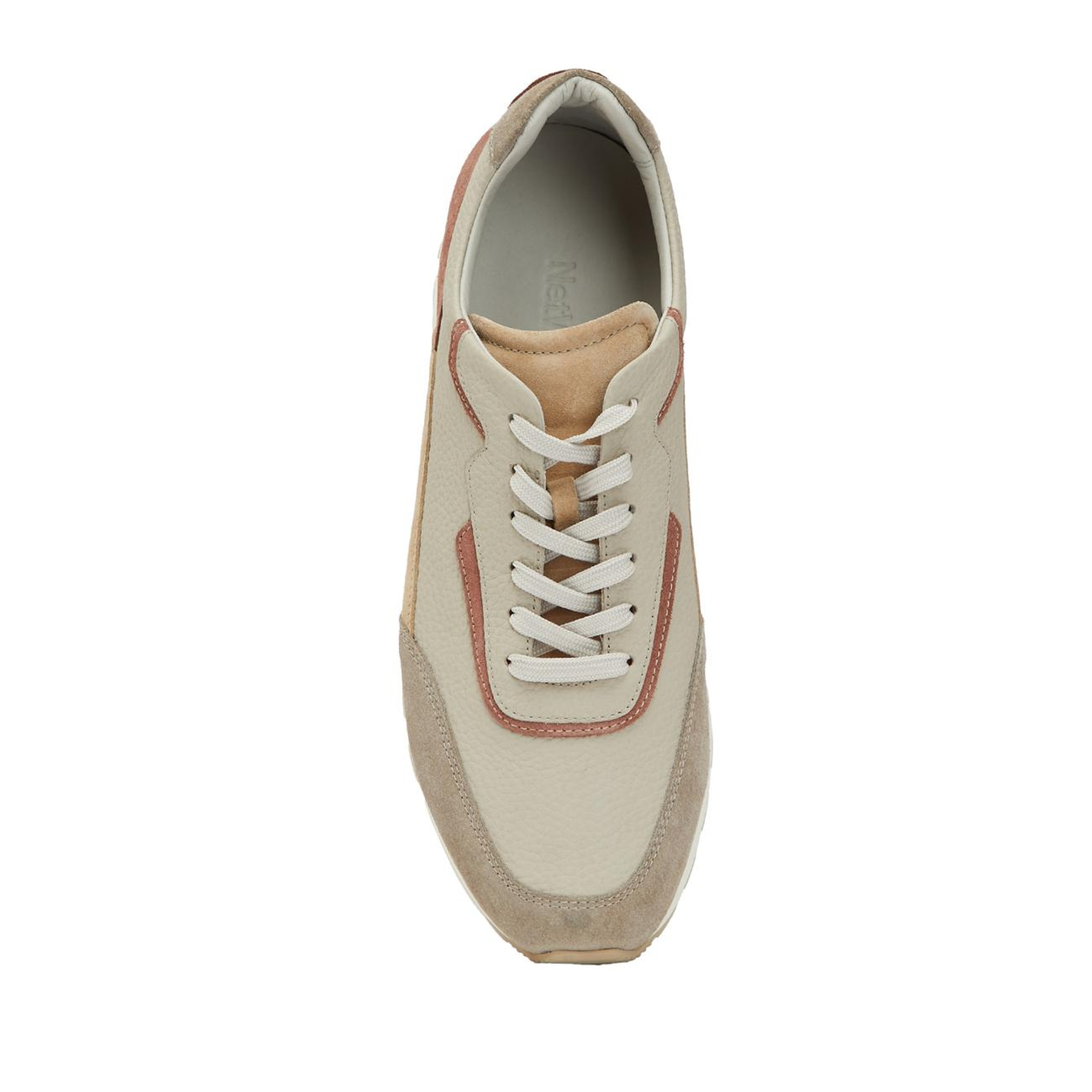 Network Erkek Vizon Süet Garnili Deri Sneaker