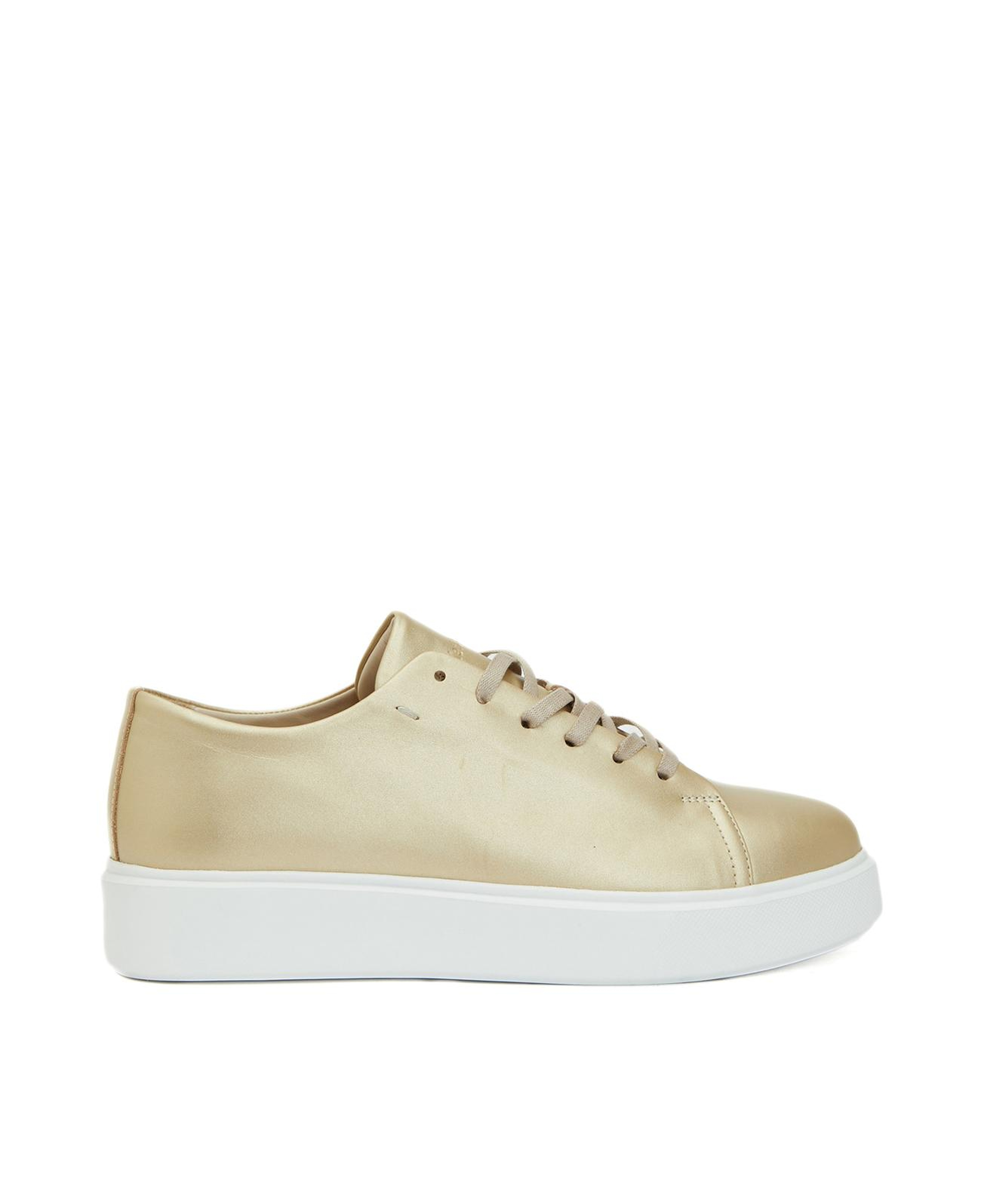 Network Kadın Gold Deri Sneaker