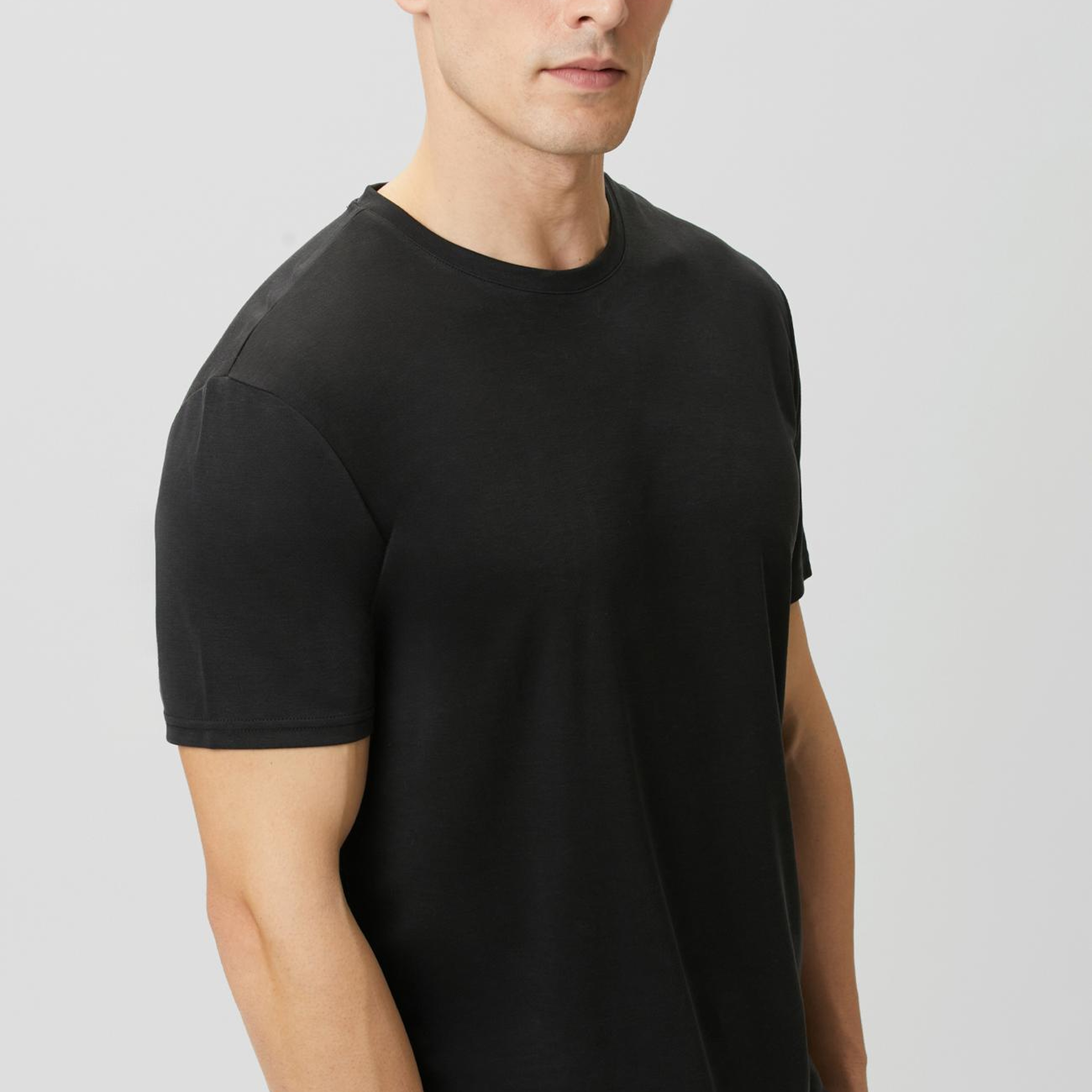 Network Erkek Siyah Basic Pike T-shirt