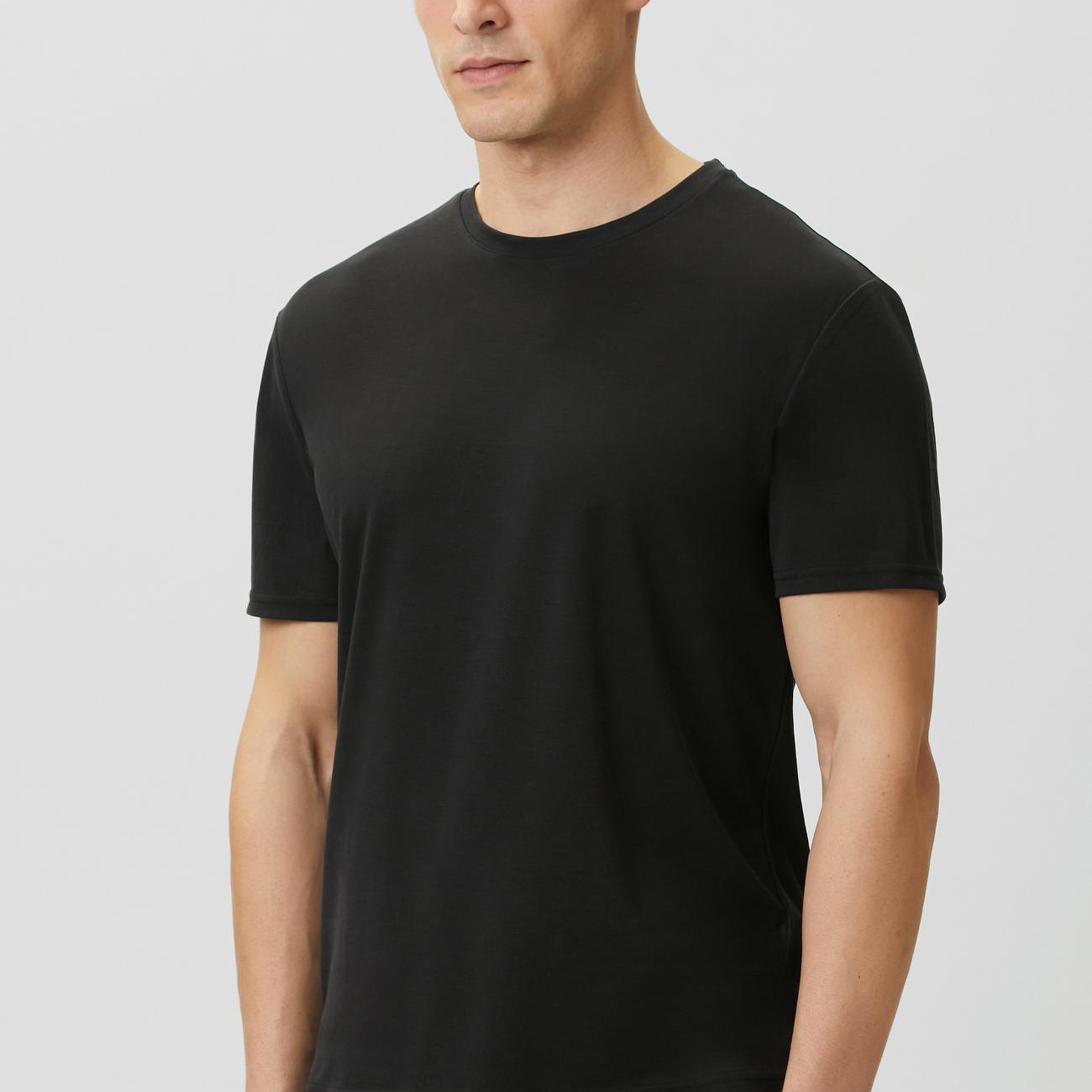 Network Erkek Siyah Basic Pike T-shirt