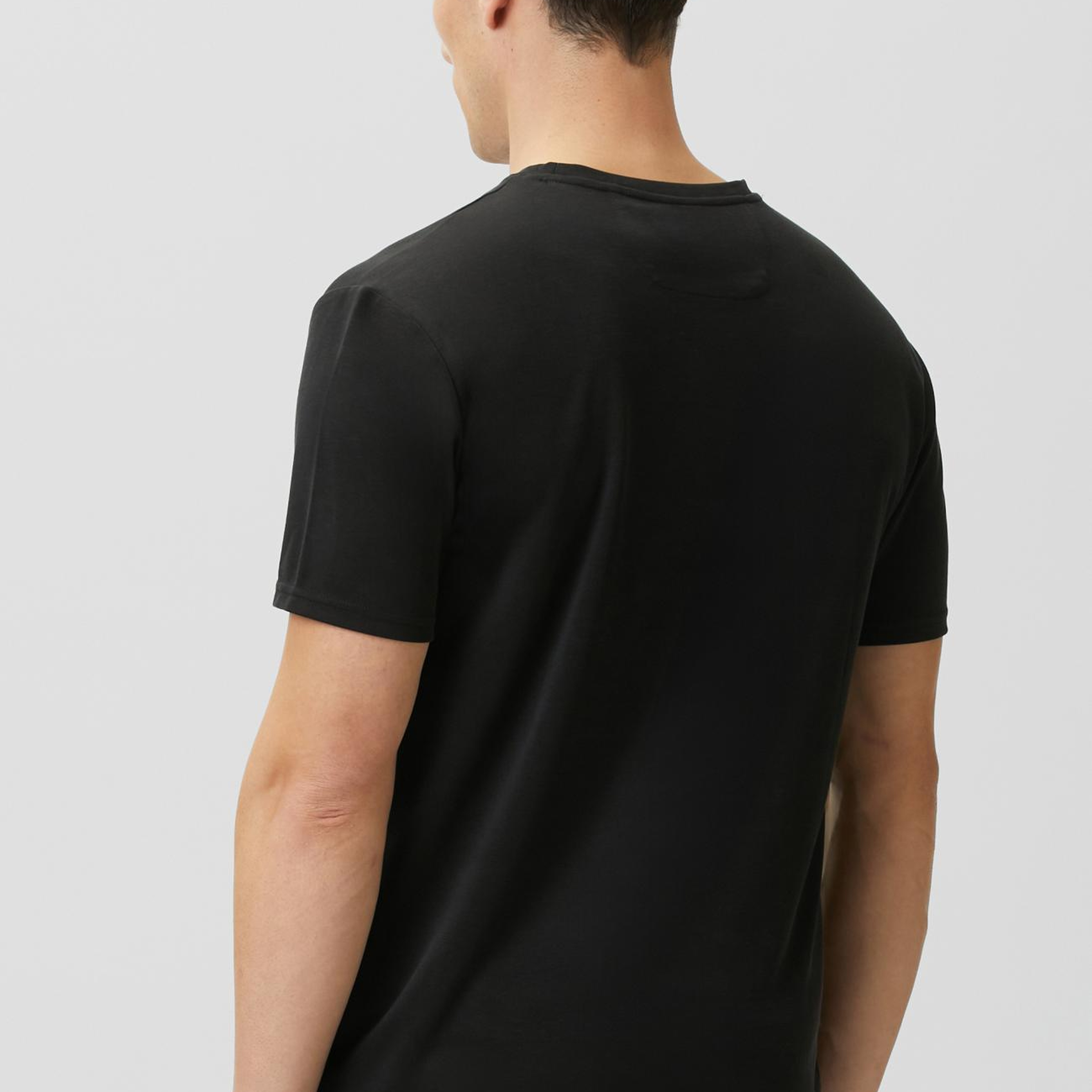 Network Erkek Siyah Basic Pike T-shirt