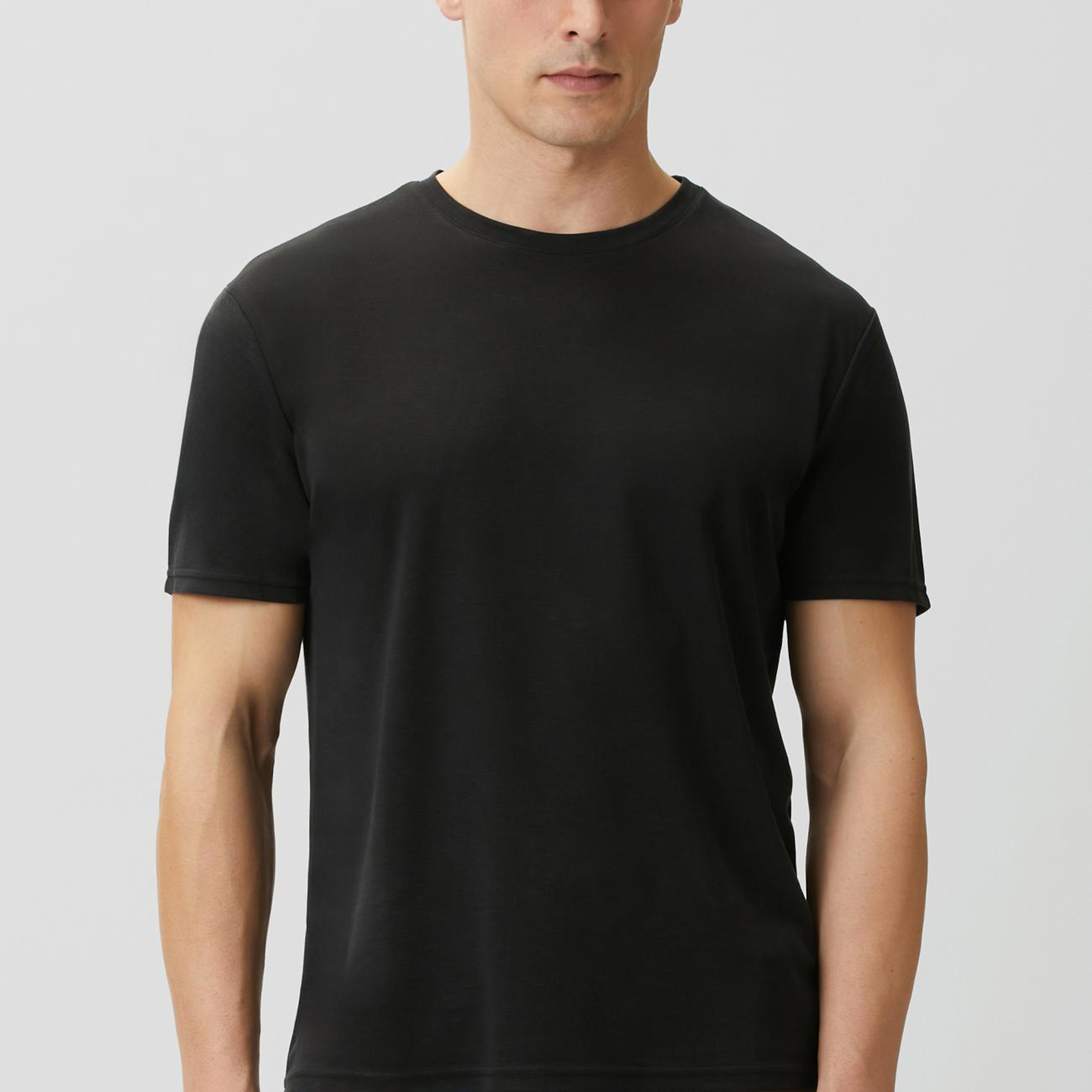 Network Erkek Siyah Basic Pike T-shirt