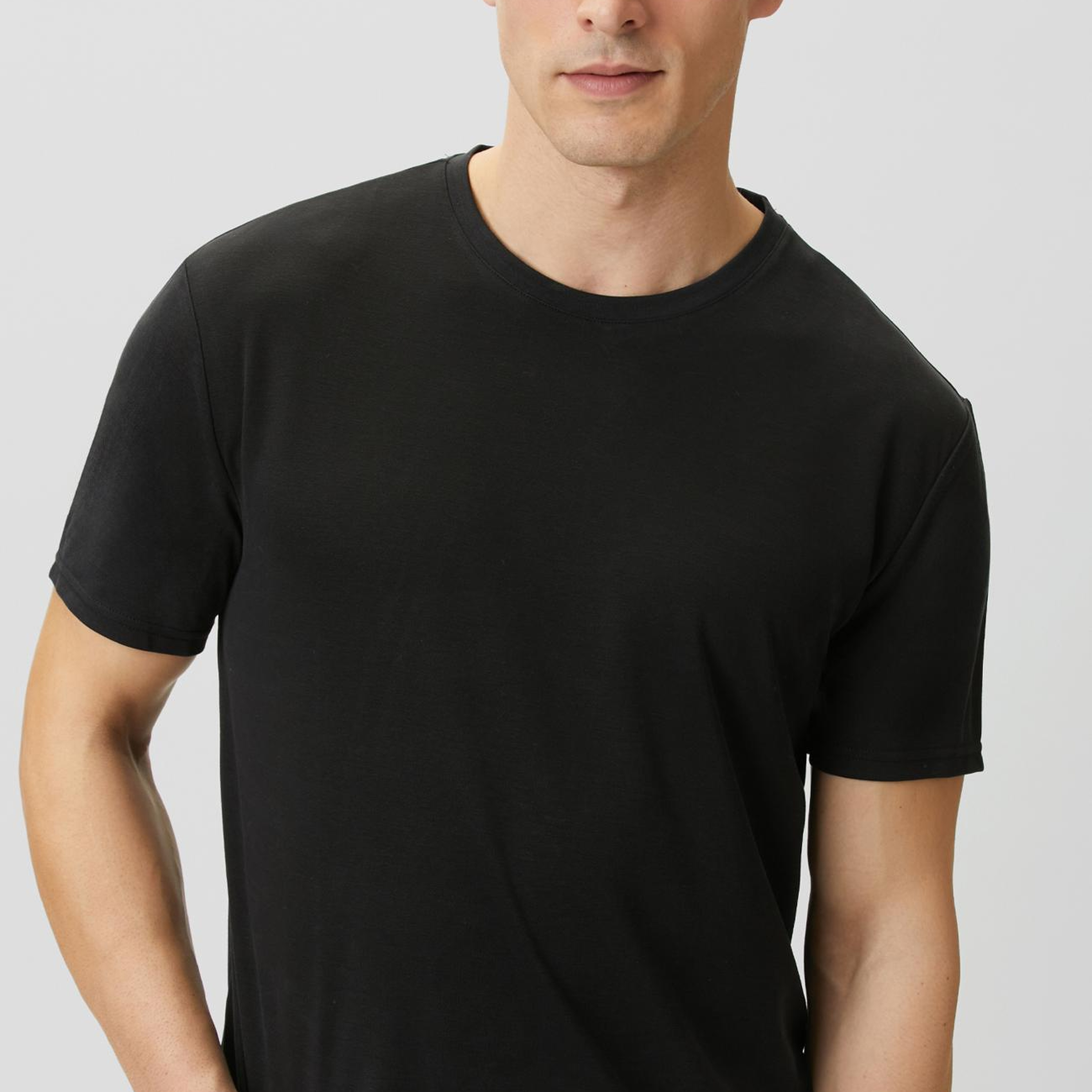 Network Erkek Siyah Basic Pike T-shirt