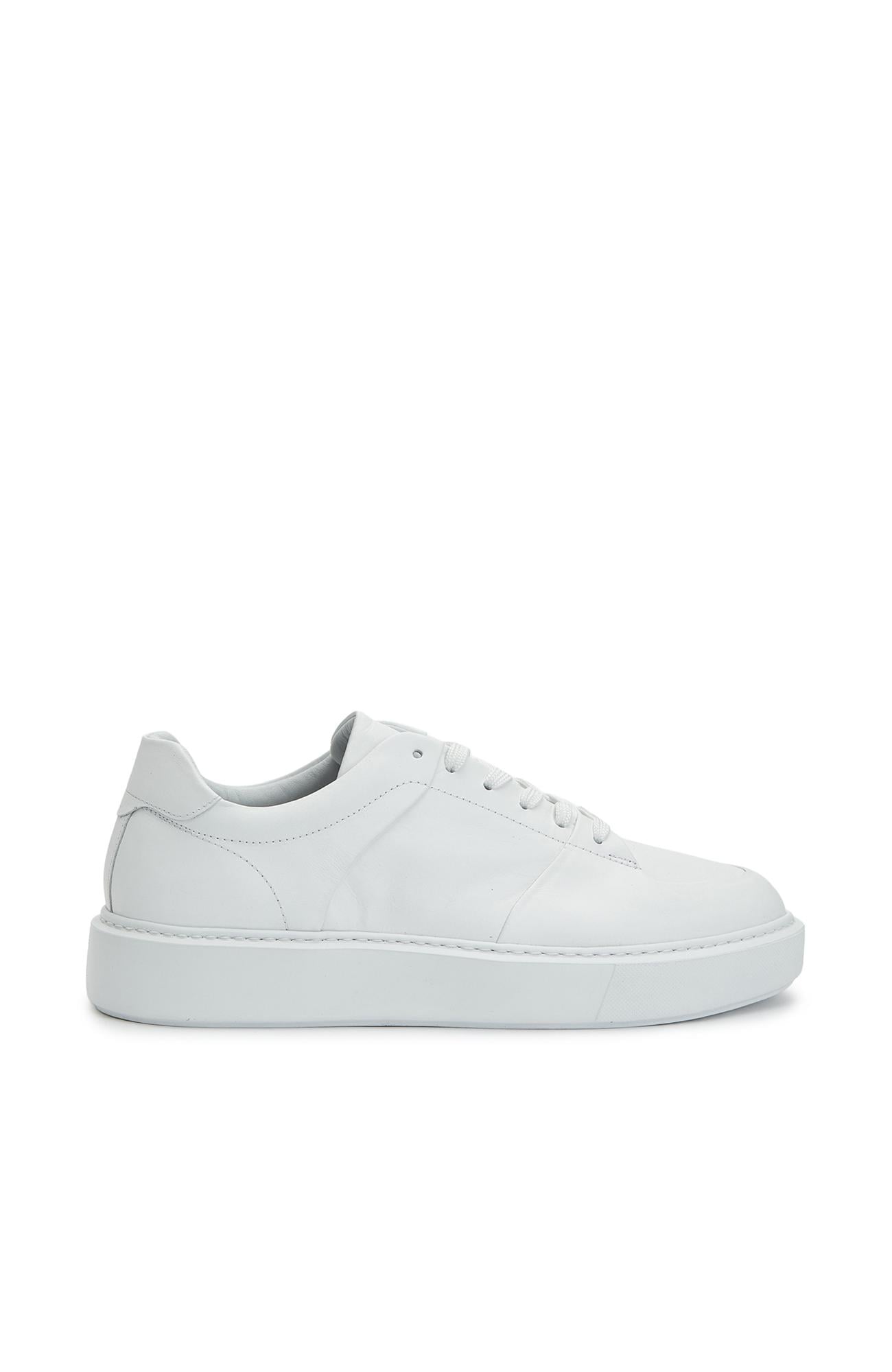 Network Erkek Beyaz Deri Sneaker