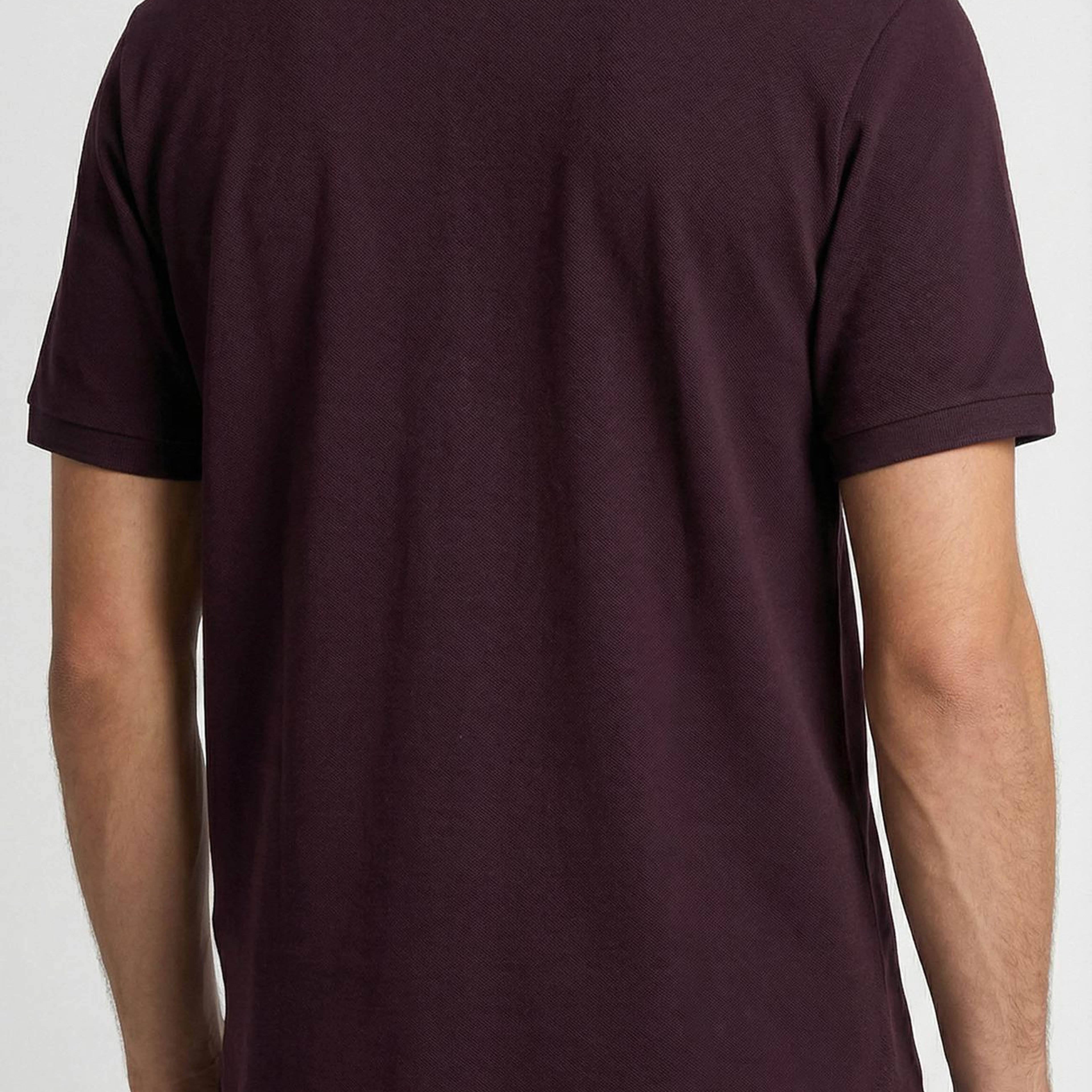 Network Erkek Bordo Polo Yaka Pike T-Shirt