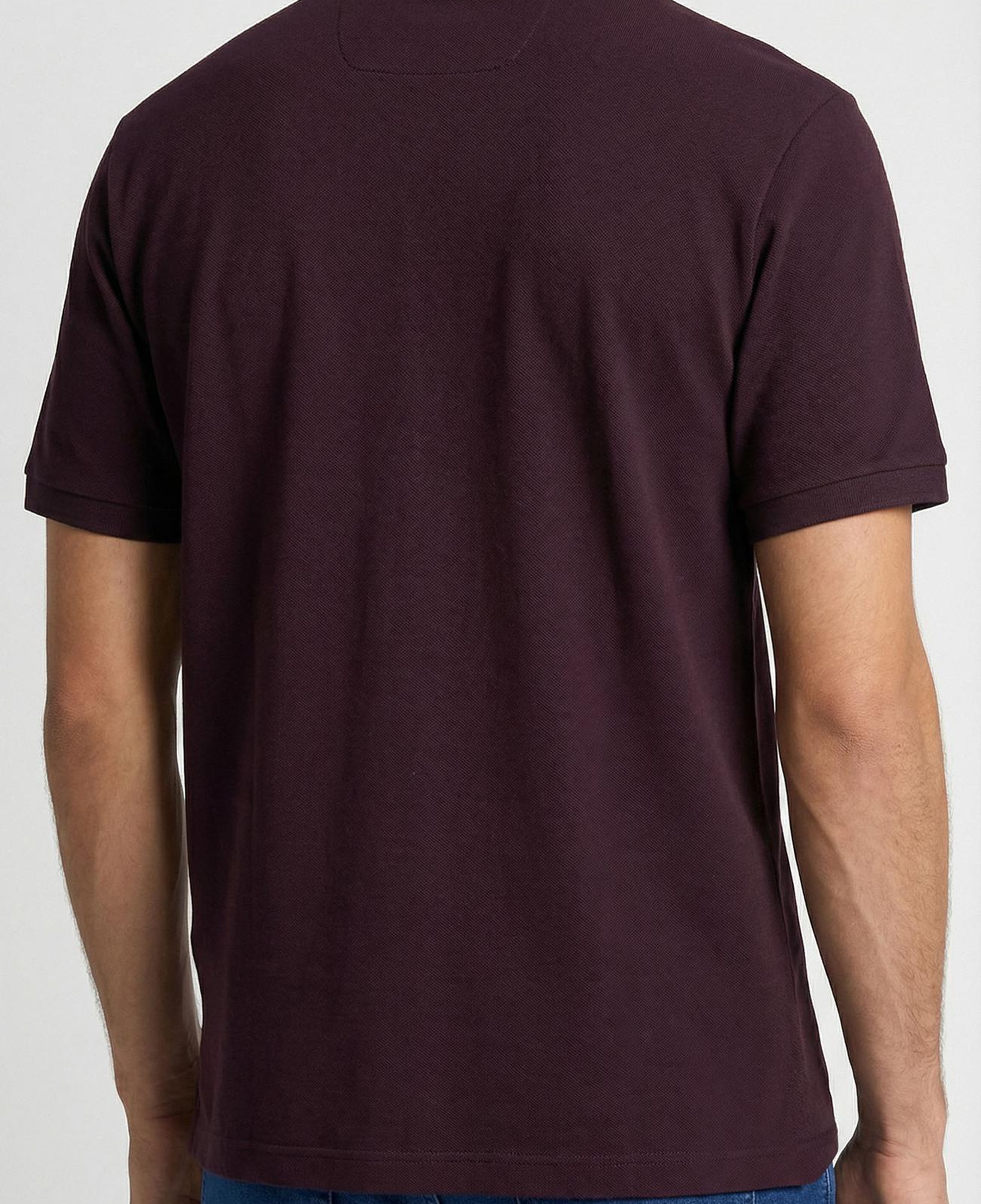 Network Erkek Bordo Polo Yaka Pike T-Shirt